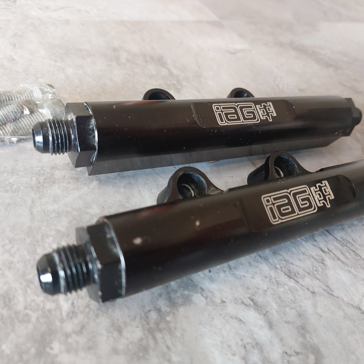 IAG Fuel Rails w/ bolts Fits 07-21 Subaru STi 02-07 WRX