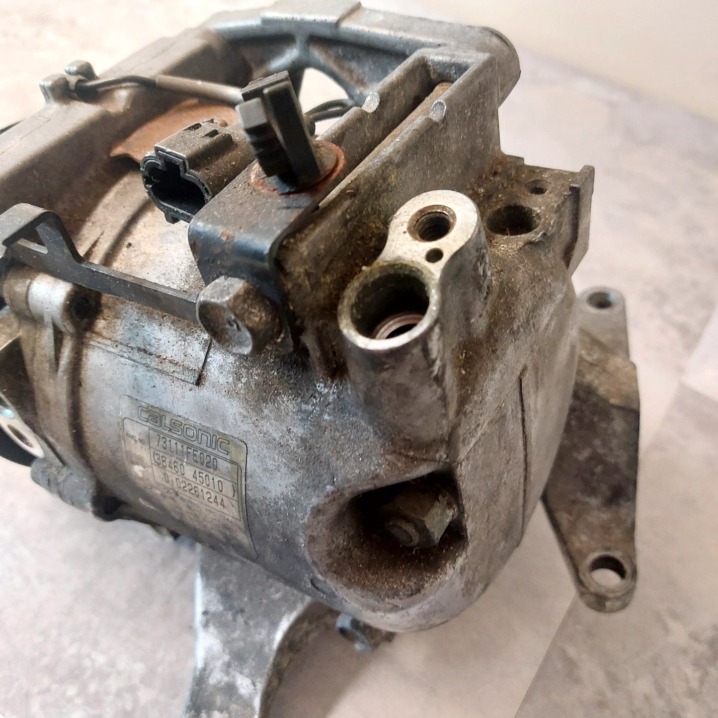 OEM Calsonic A/C Compressor Assembly 73111FE020 For 2002 Subaru Impreza/WRX/Outback 2.5L