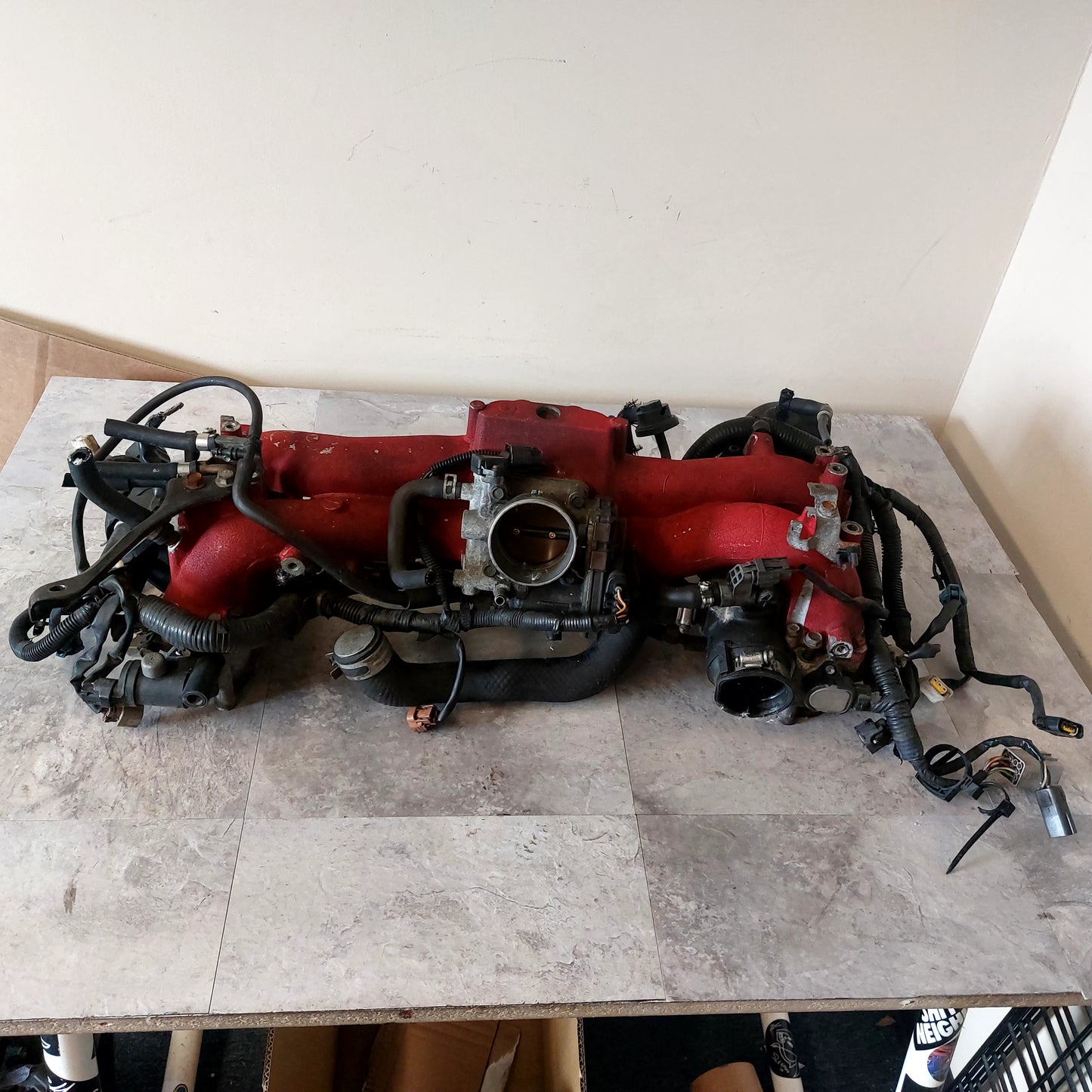 OEM Fully Dressed Engine Intake Manifold 2004 Subaru Impreza WRX STi