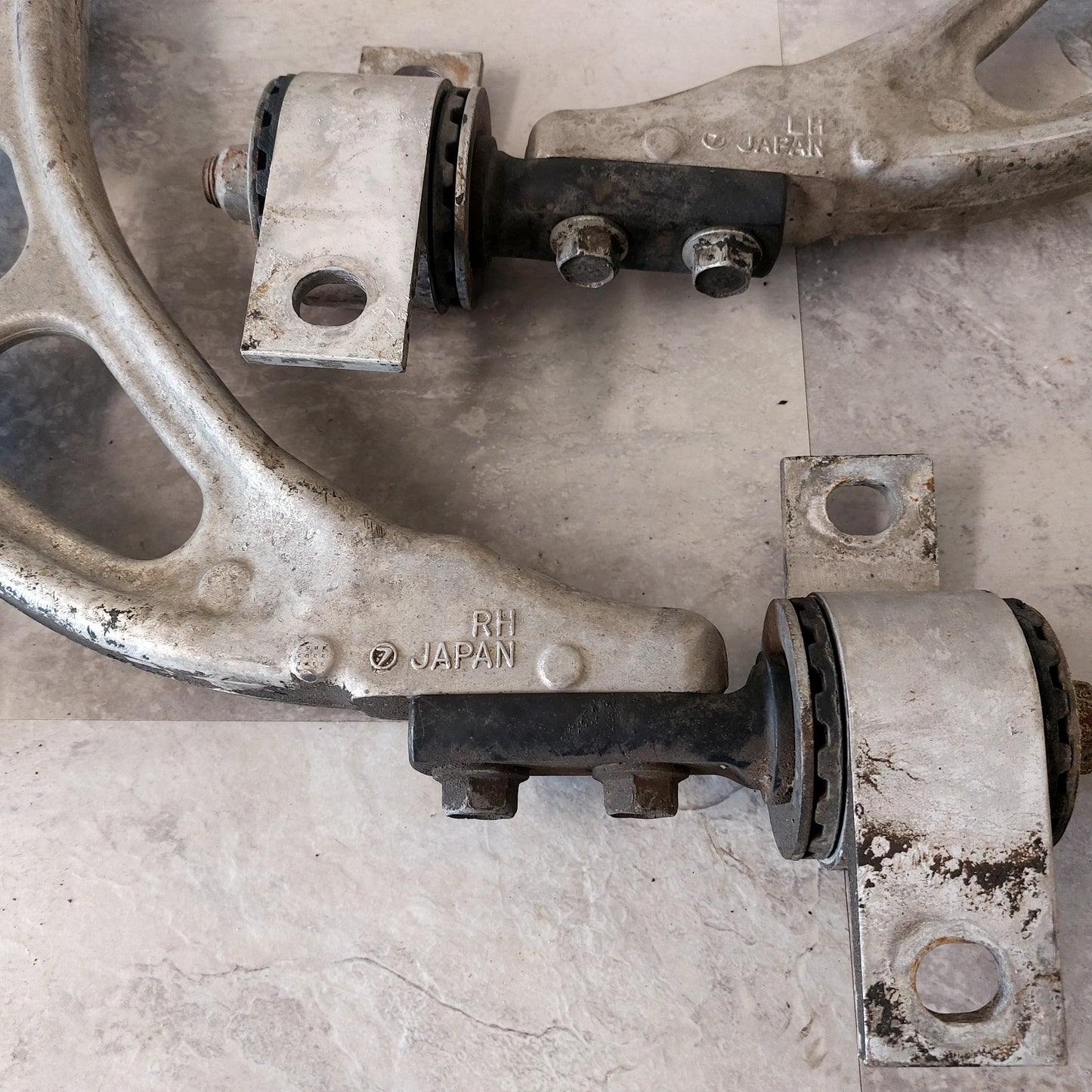OEM 2002-2007 Subaru Impreza WRX STi LH RH Control Arm Pair