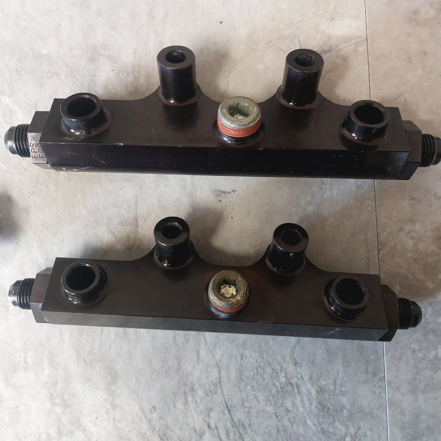 IAG Fuel Rails w/ bolts Fits 07-21 Subaru STi 02-07 WRX