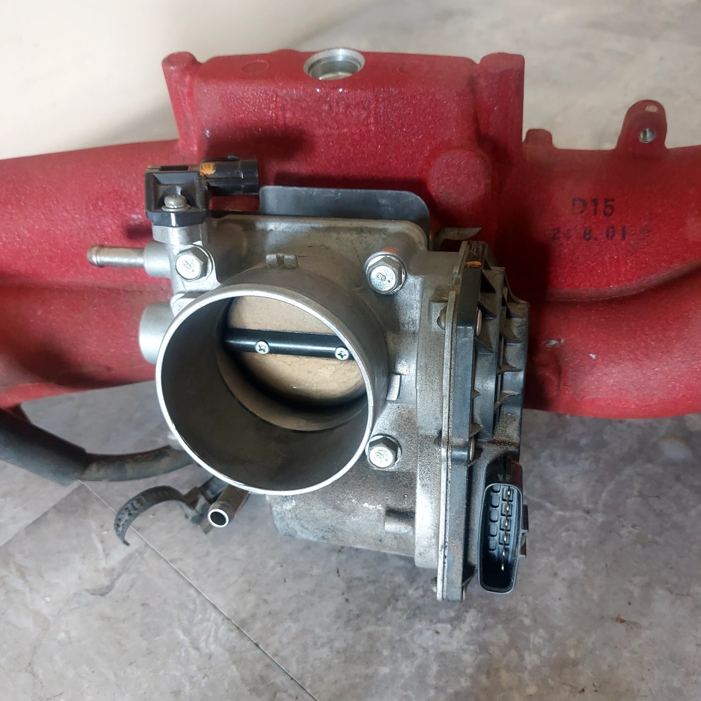 OEM 2008-2014 Subaru Impreza WRX STI Intake Manifold Assembly 14001AB970 w/ Throttle Body