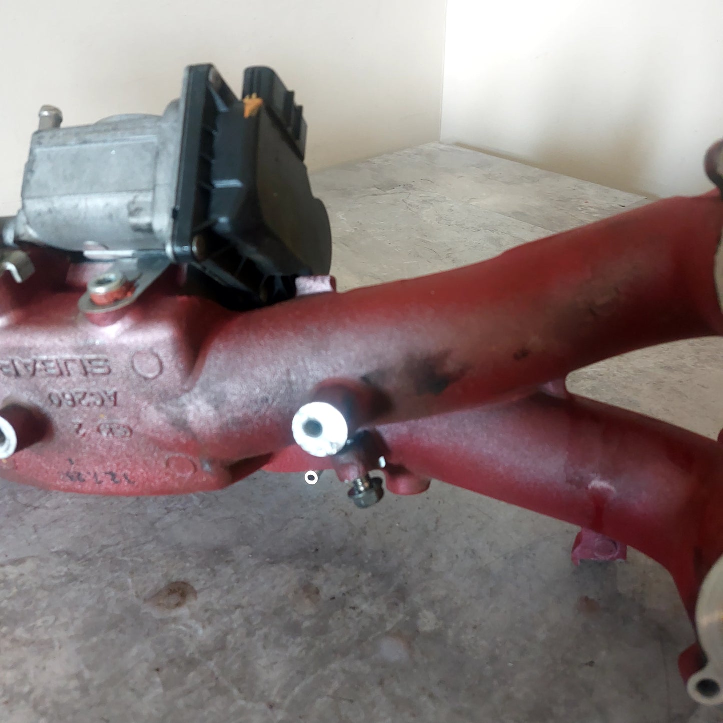 OEM 2008-2014 Subaru Impreza WRX STI Intake Manifold Assembly 14001AB970 w/ Throttle Body