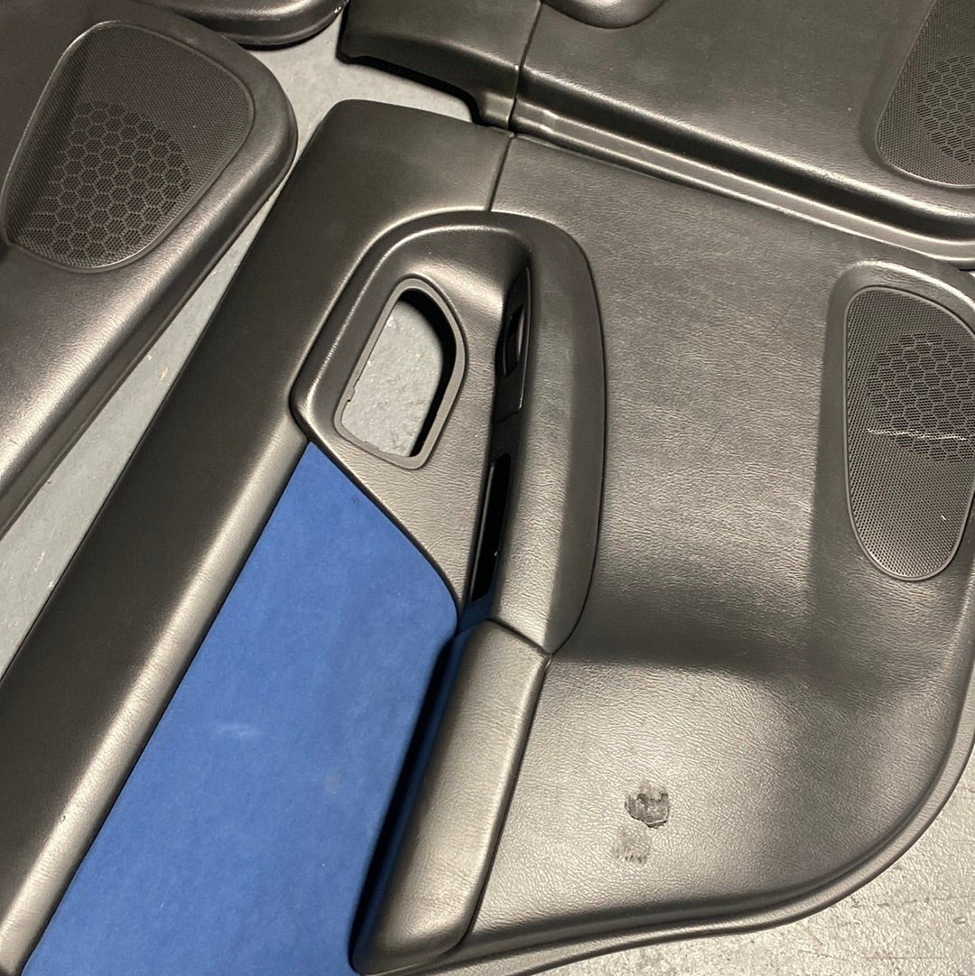 2002-2005 Subaru WRX STI Interior Door Panels Cards 02 03 04 05 Set 004