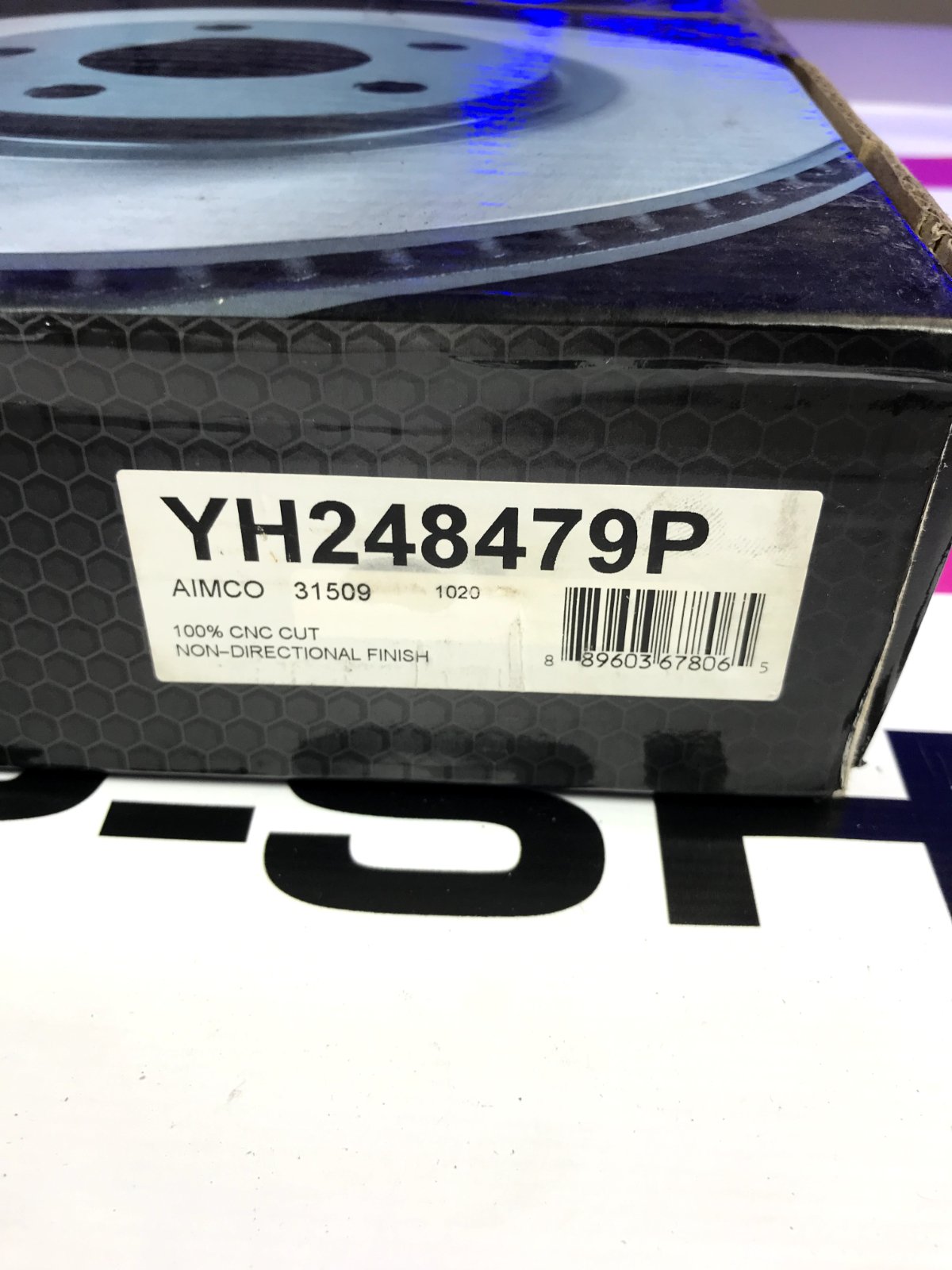 CarQuest Platinum Painted Brake Rotor Rear YH248479P