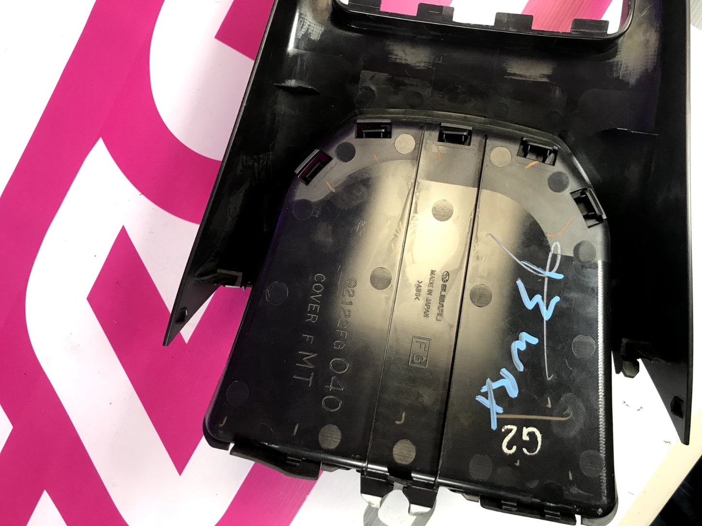 Shift Cover Console Trim Cover OEM for Subaru WRX 2008-2014 92122FG040