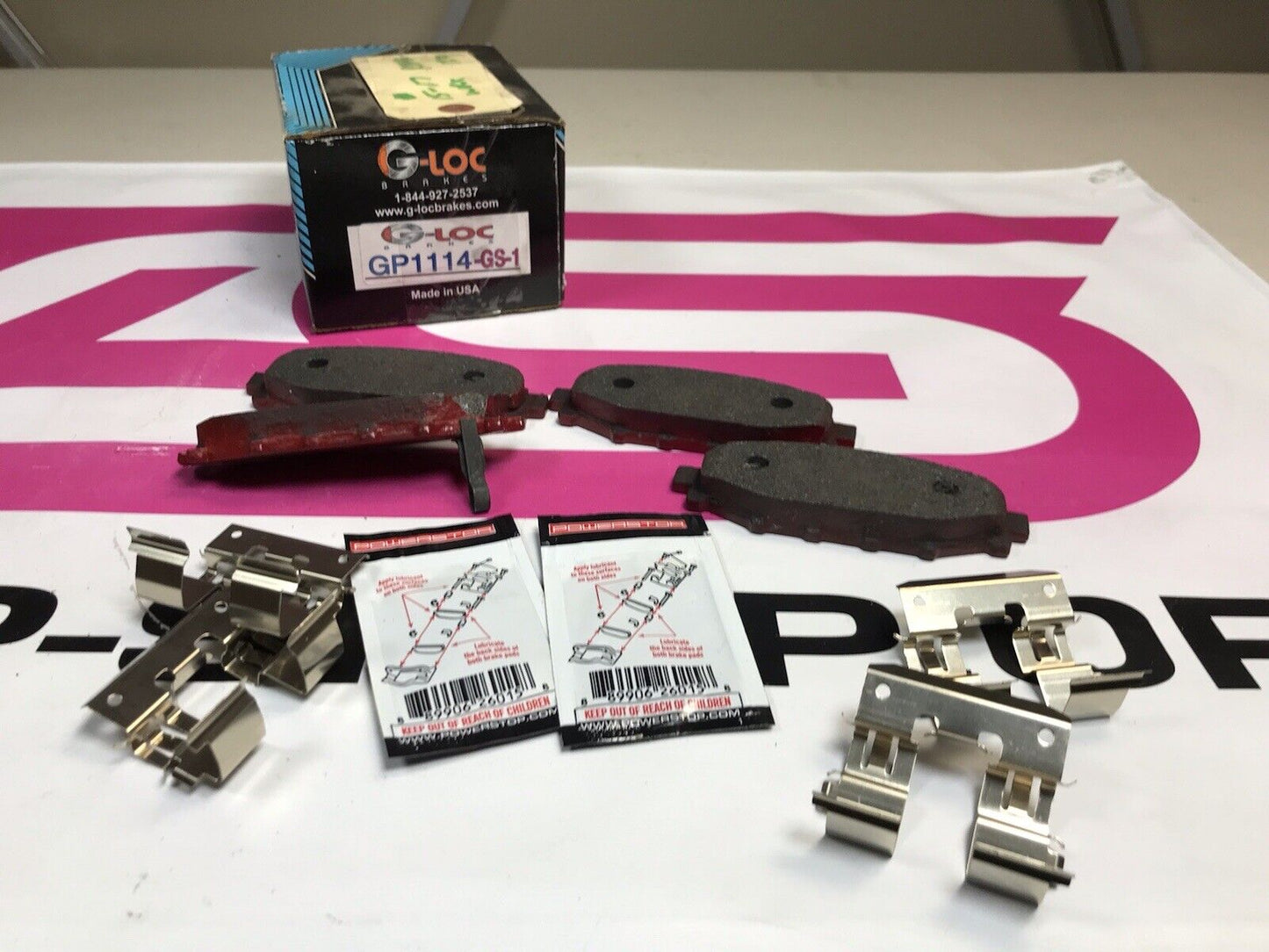G-LOC Rear Brake Pads GP1114-GS-1 2015-2017 Subaru WRX Legacy 2.5i Outback 2.5i