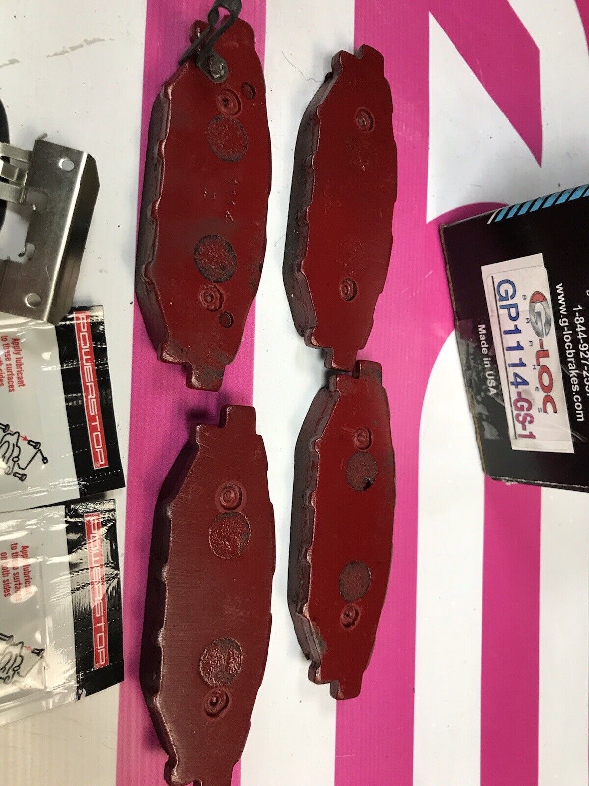 G-LOC Rear Brake Pads GP1114-GS-1 2015-2017 Subaru WRX Legacy 2.5i Outback 2.5i