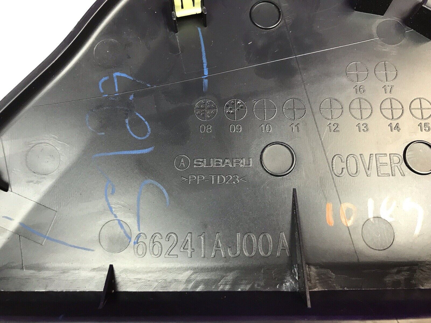 10-14 Subaru Legacy Outback Dash End Cap Trim Driver RH 66241AJ00A OEM