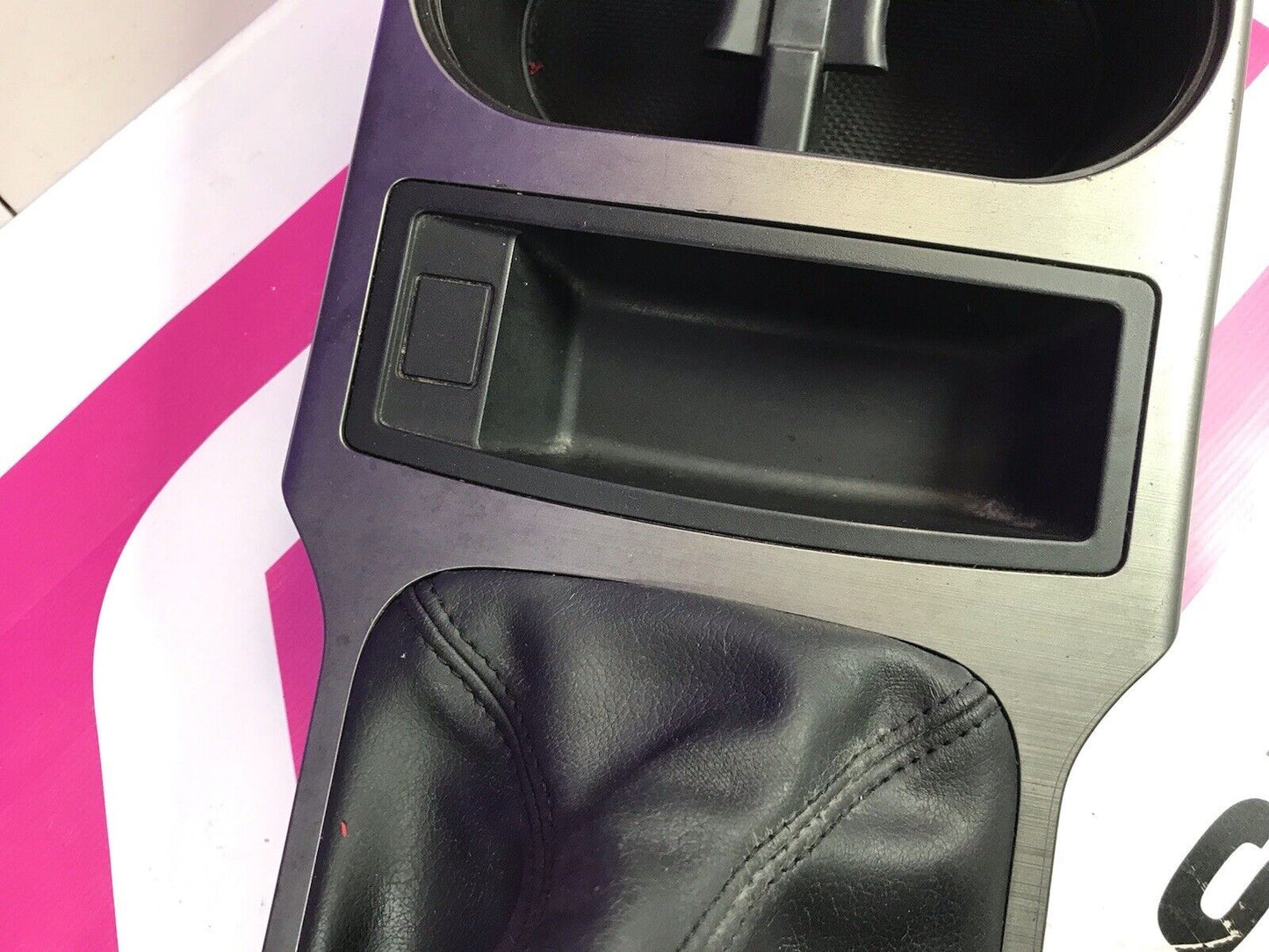 OEM 2010-2014 Subaru Legacy Manual Shifter Trim w/ Cup Holders