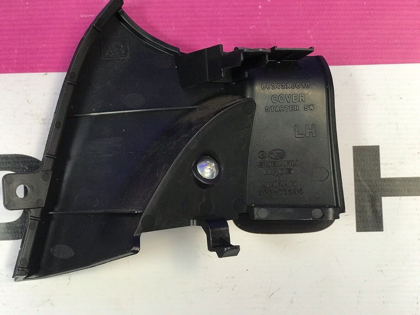 OEM 10-14 Subaru Outback/Legacy LH Driver Dash Starter Trim 66242AJ010