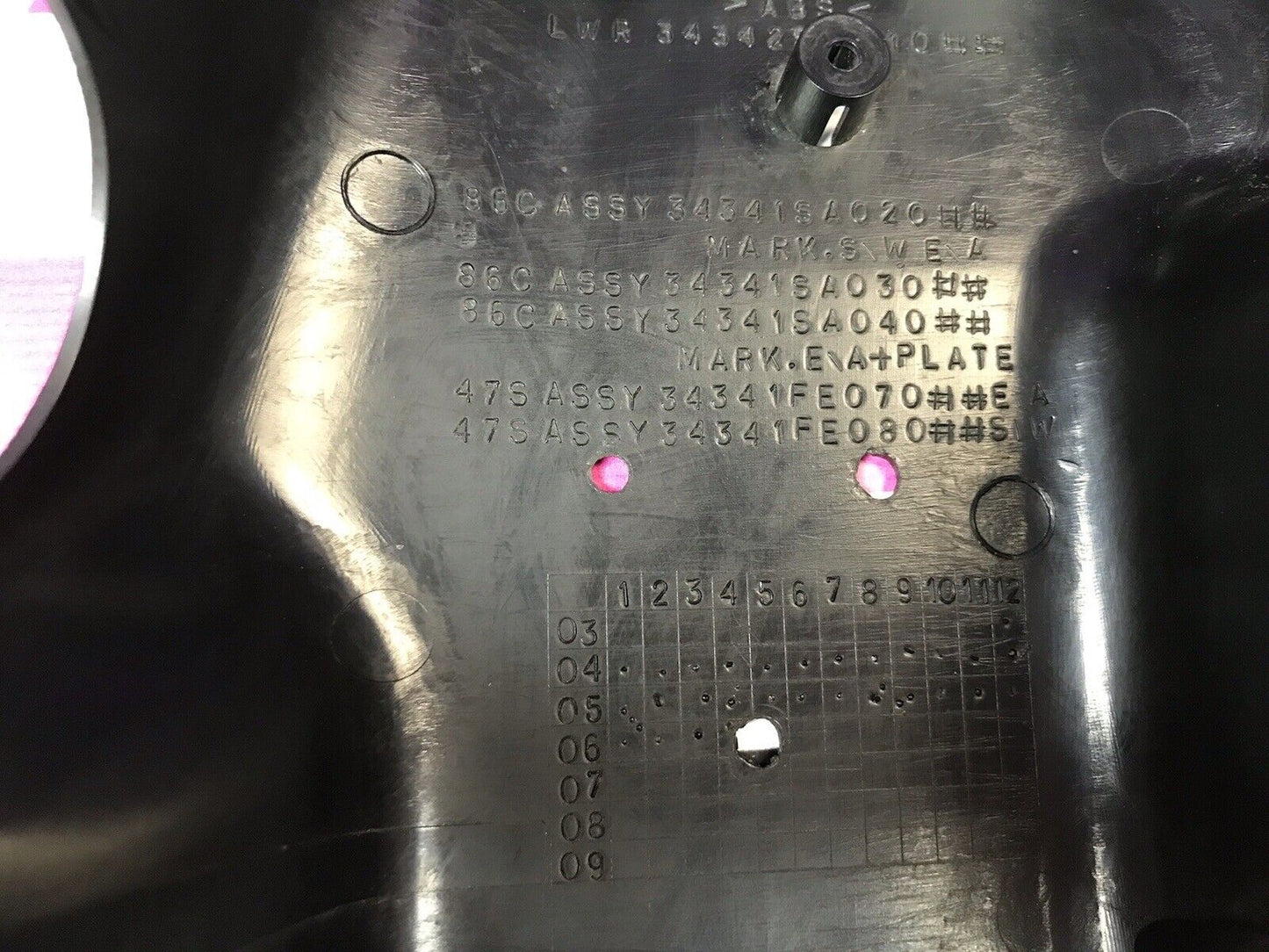 OEM Lower Steering Column Trim Cover 34342SA010 2005-2007 Subaru WRX