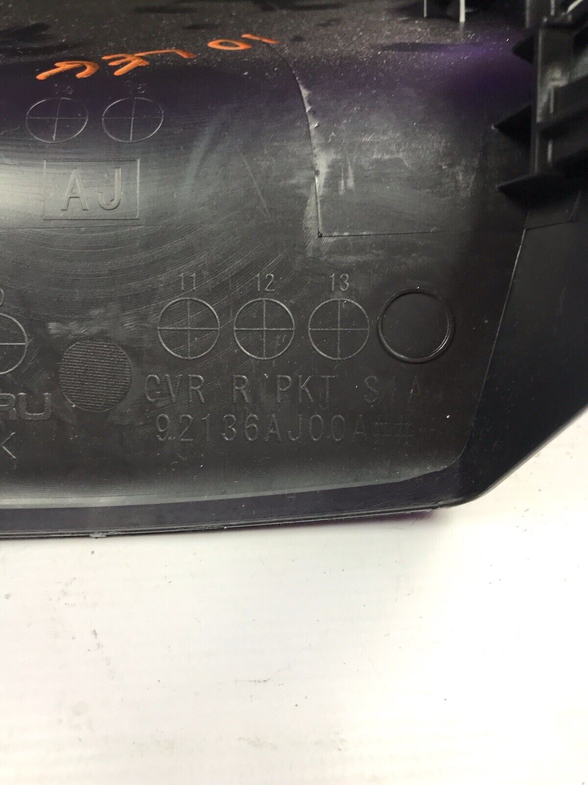 OEM 2010-2014 Subaru Legacy Outback Center Console Rear 92136AJ00A