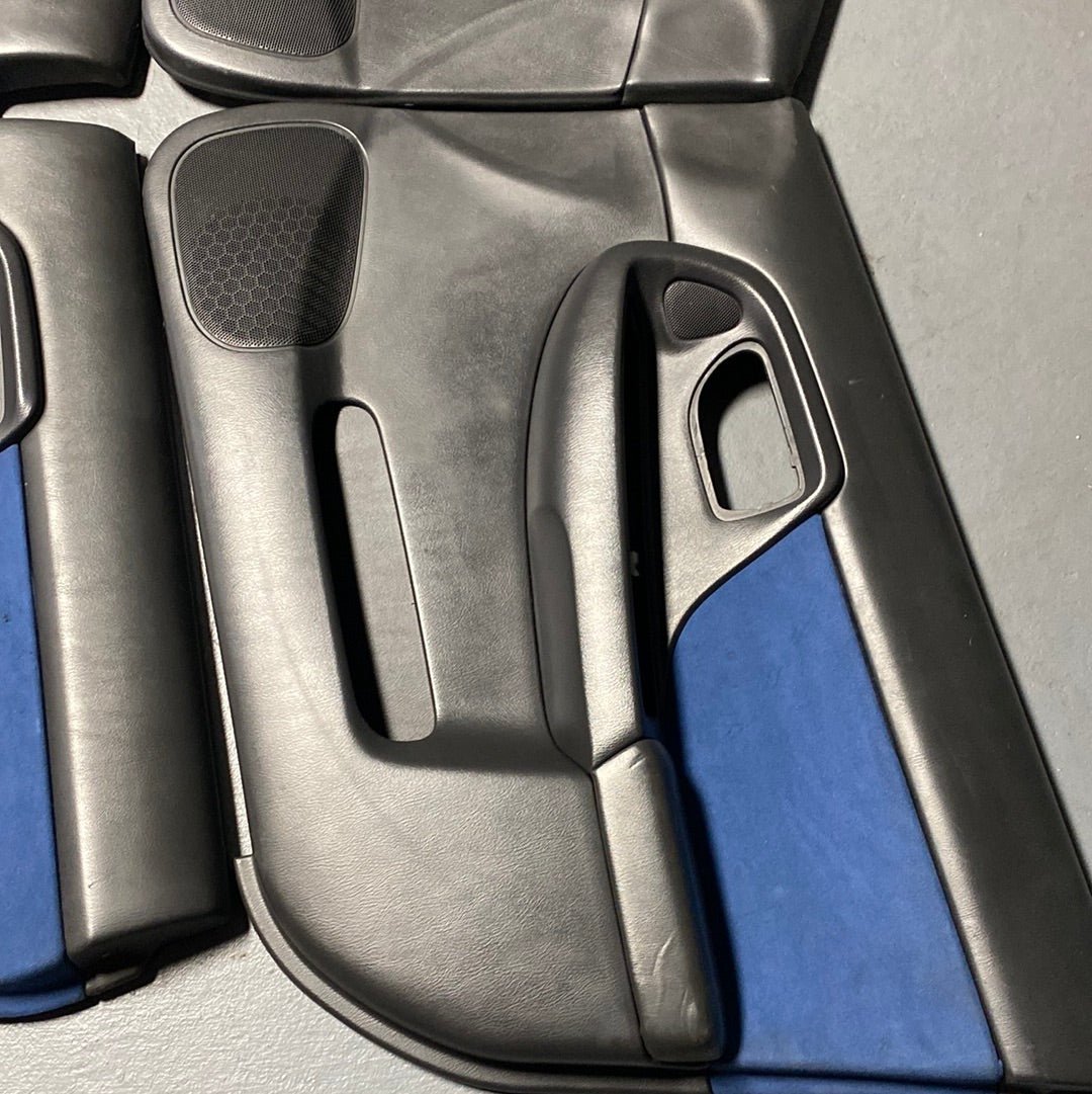 2002-2005 Subaru WRX STI Interior Door Panels Cards 02 03 04 05 Set 004