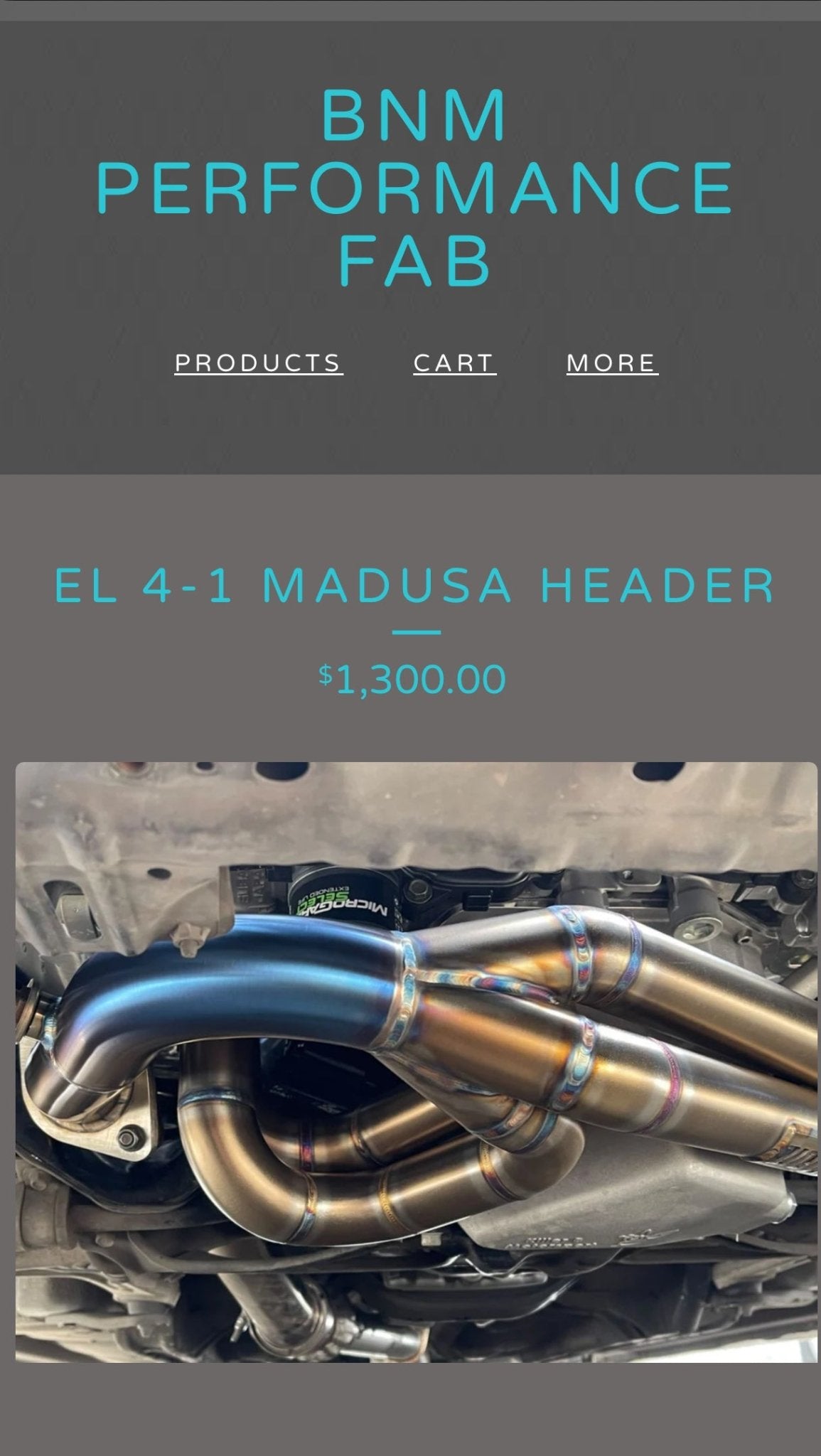BNM “ madusa “ 4-1 ELH header & rotated turbo kit w/ downpipe & screamer tube Subaru STi & wrx