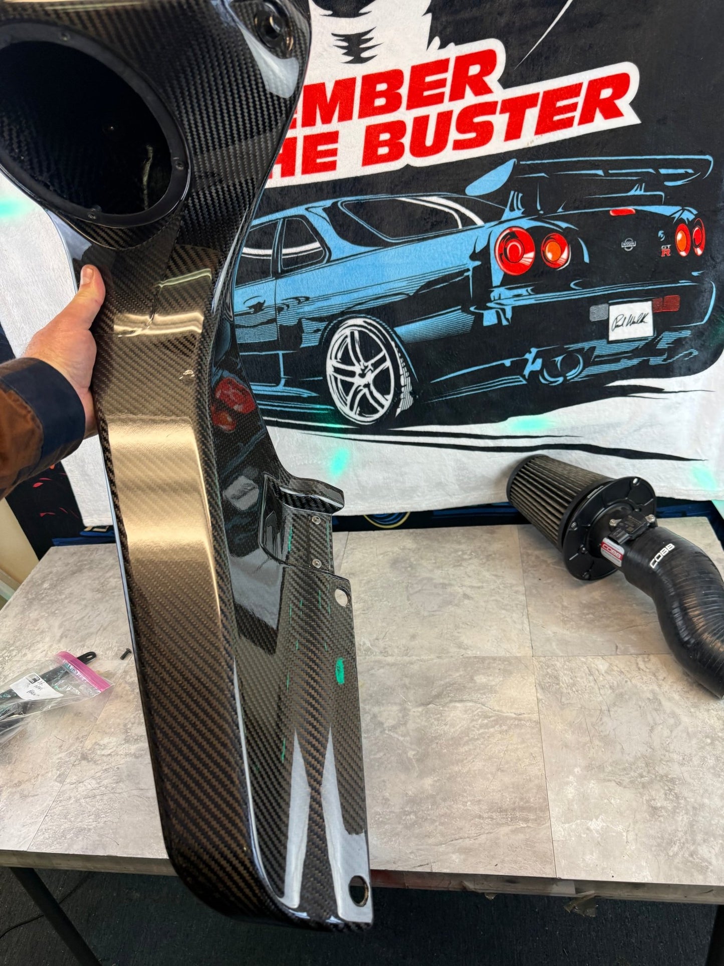 COBB CF redline RED LINE carbon fiber STi VA 15-21 Subaru ej257 intake kit