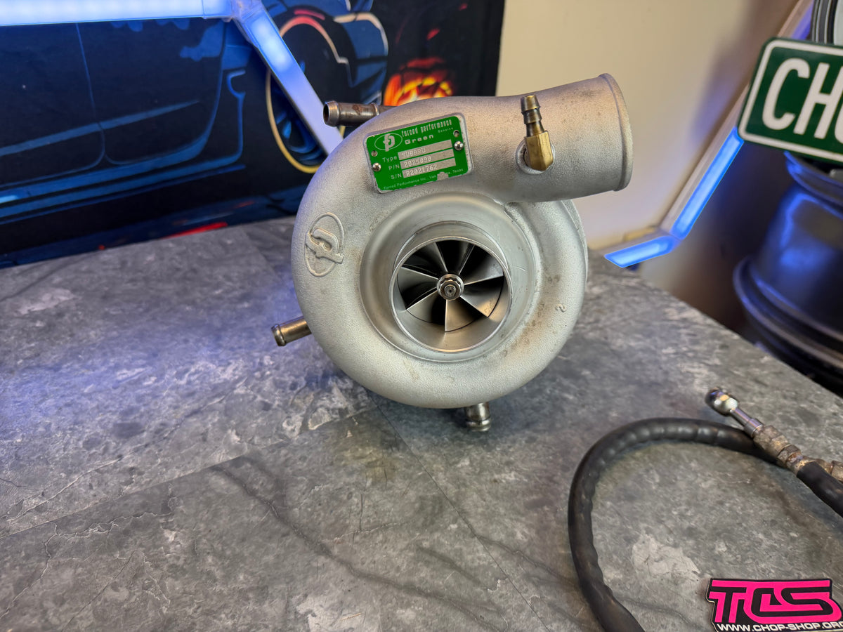 FP green turbo Subaru STi & wrx 450 + hp 8 cm 2.5” welded billet journal bearing
