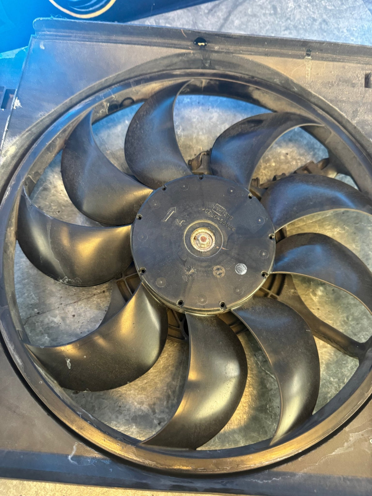 2008-2014 Subaru Impreza WRX STi OEM Radiator Fan 9-Blade Cooling Fan