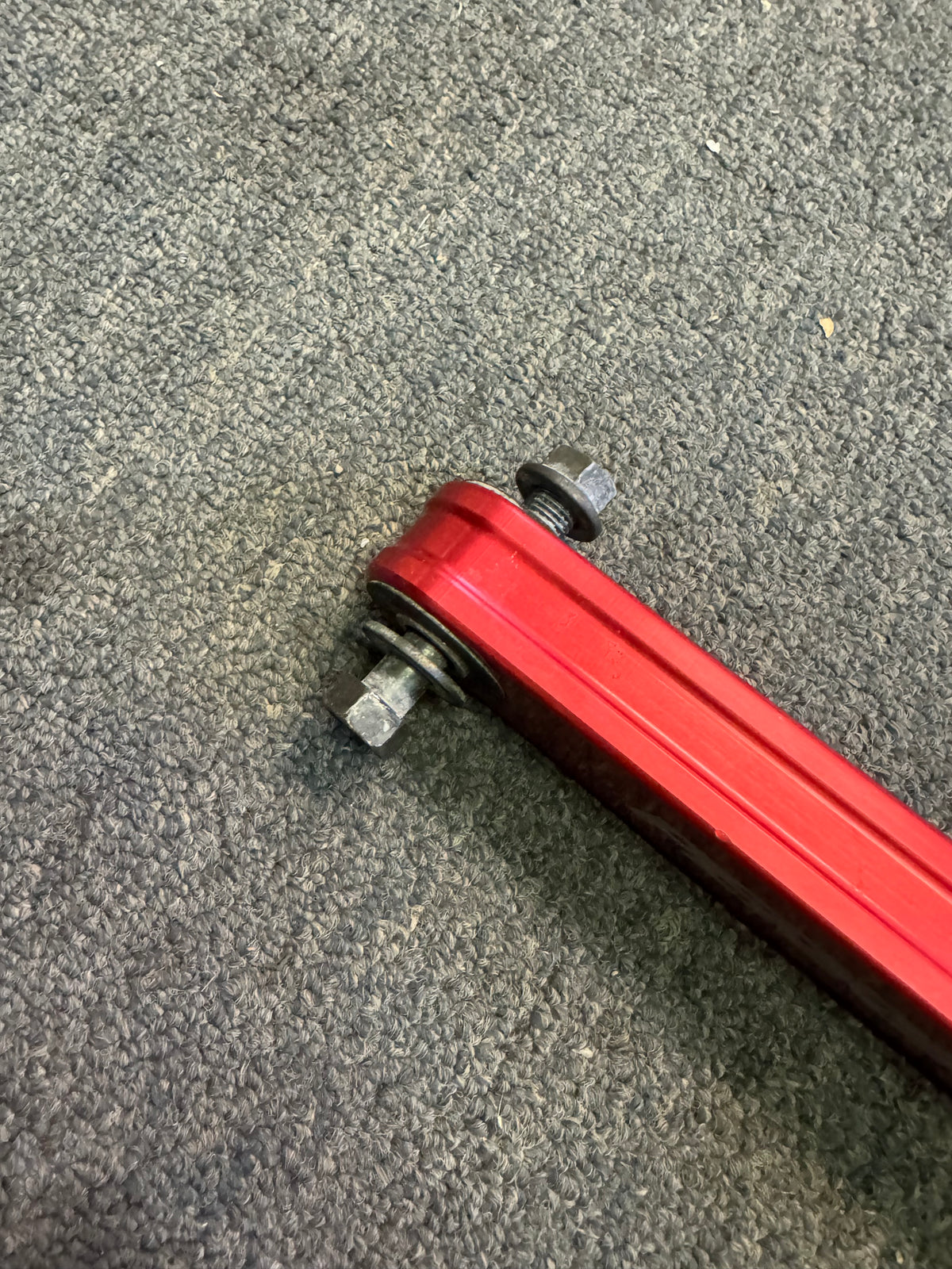 2004-2021 Subaru WRX STi Perrin Pitch Stop Mount Dog Bone Assembly Red