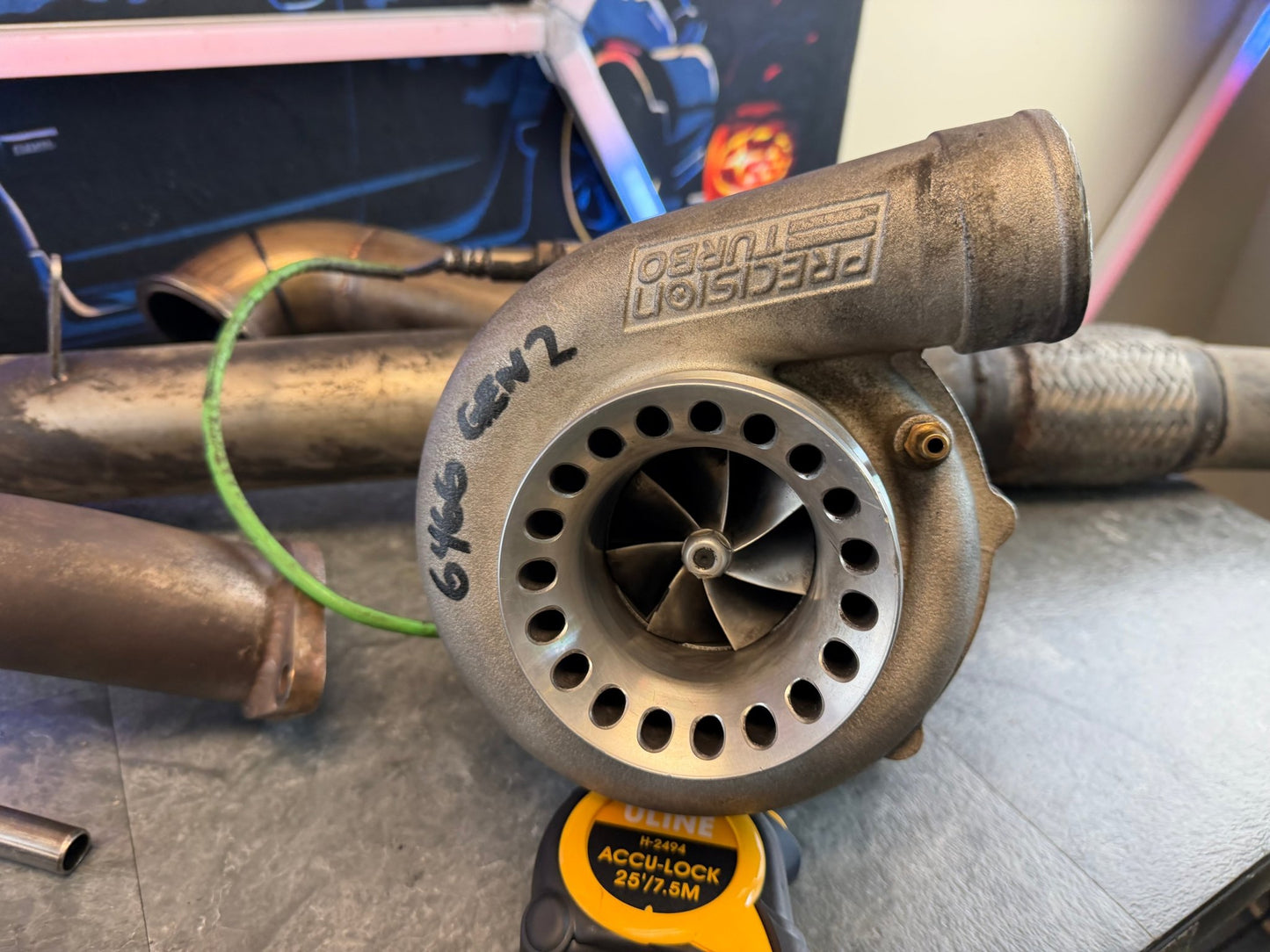 ETS rotated turbo kit Subaru STi VA ej257 2015 -2021 extreme turbo systems PTE 6466 BB tial MVR EWG