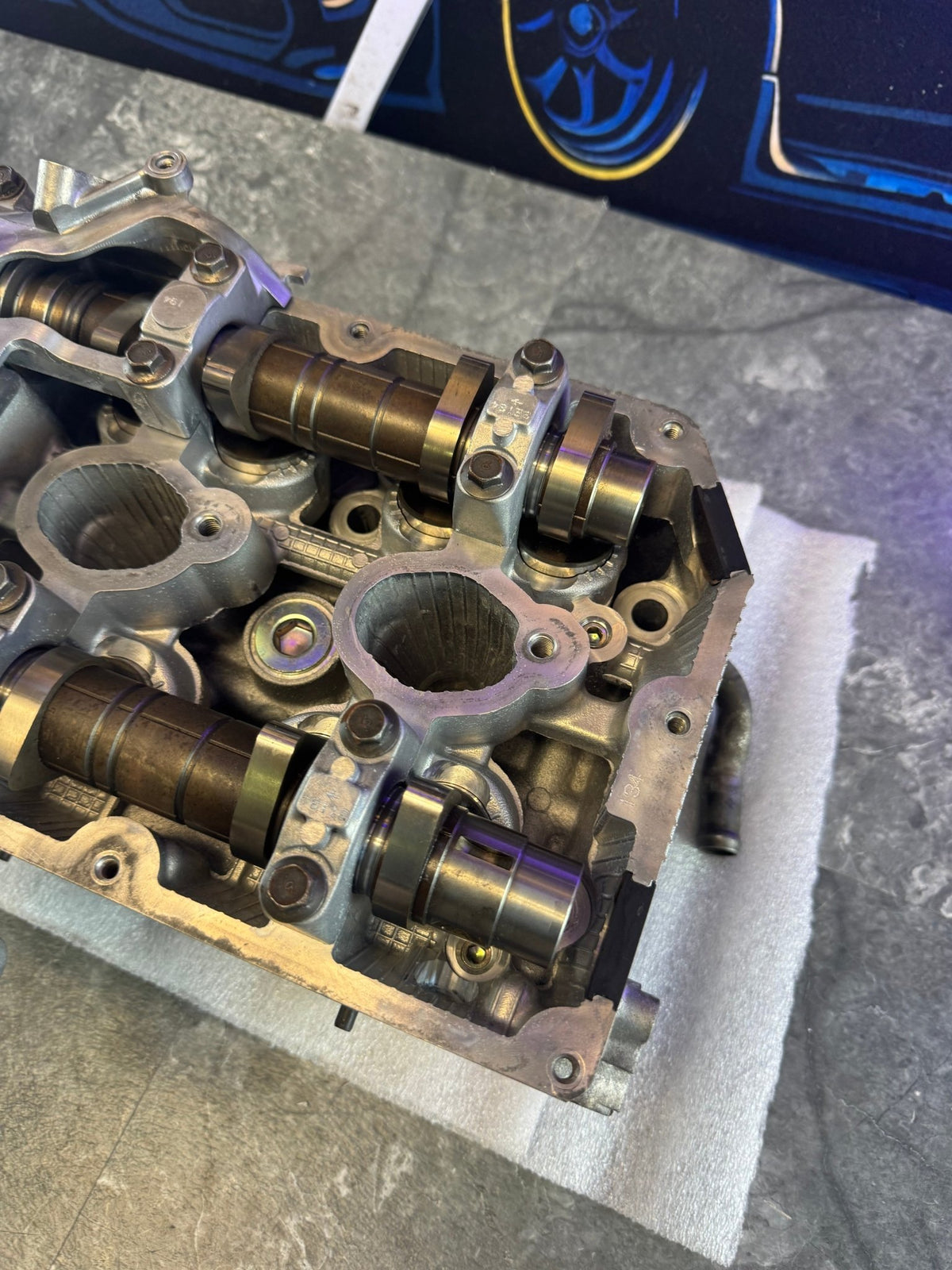 2004-2006 Subaru WRX STi OEM B25 SAVCS RH Side Right Side Head Assembly Refreshed Cut And Tested