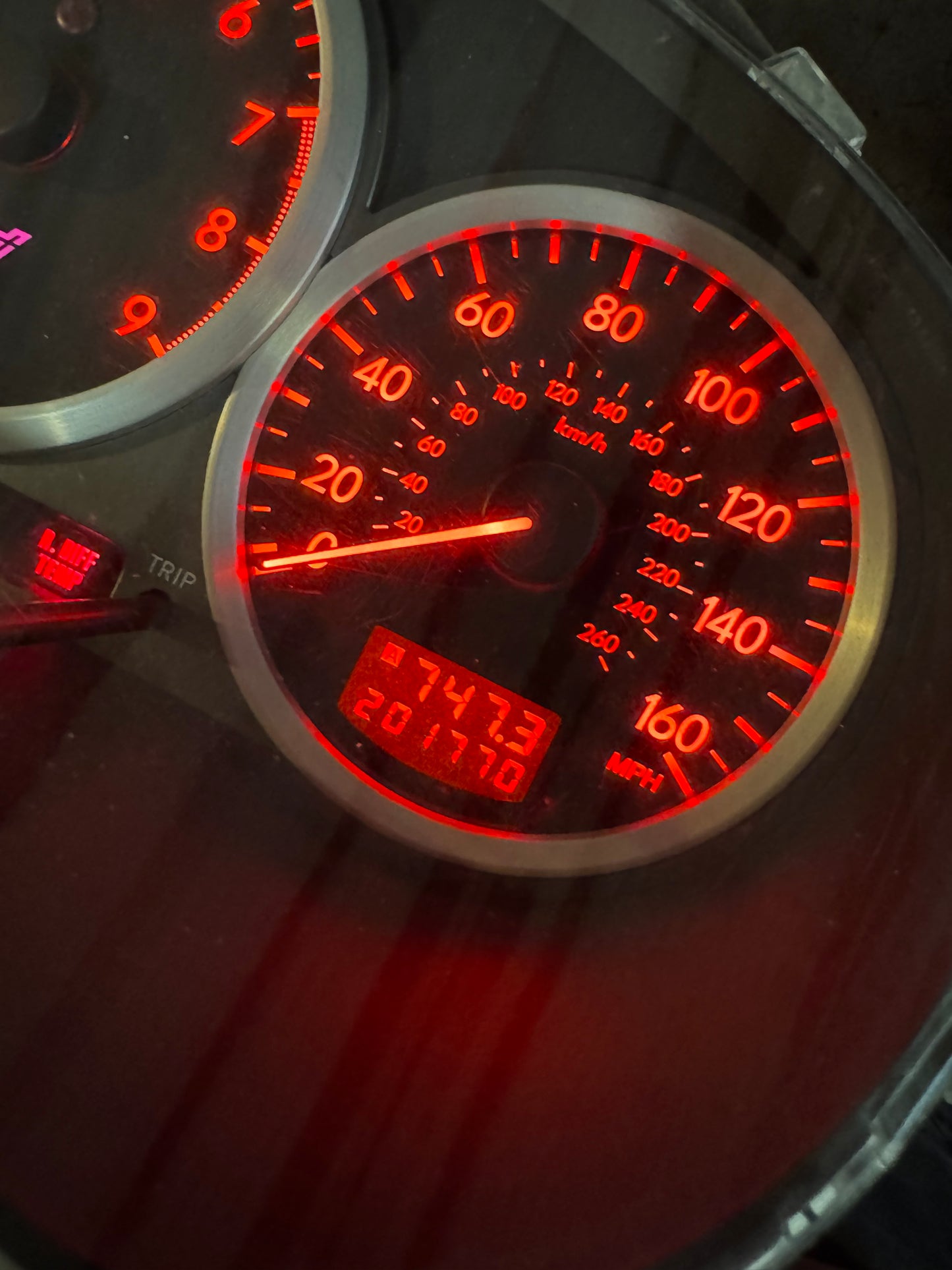 2005-2007 Subaru STi OEM Instrument Gauge Cluster 201k Miles Tested Working 6MT