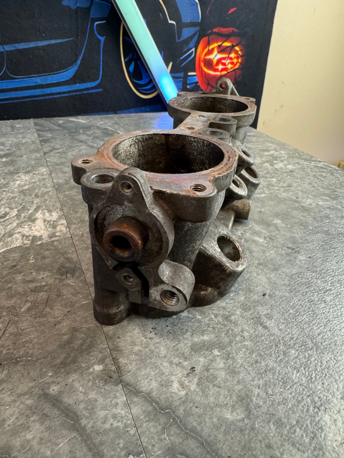 2002-2007 Subaru Impreza WRX STi OEM Engine Intake Manifold TGV Assembly Tumble Generator Valve Deletes Top Feed