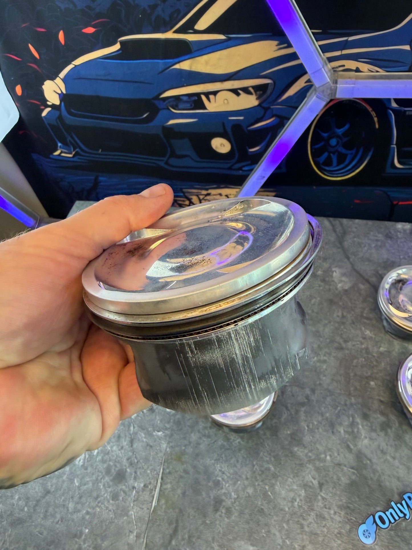 CP pistons forged piston set Subaru wrx and STi ej257 ej255 8.2:1 CR 99.5 MM