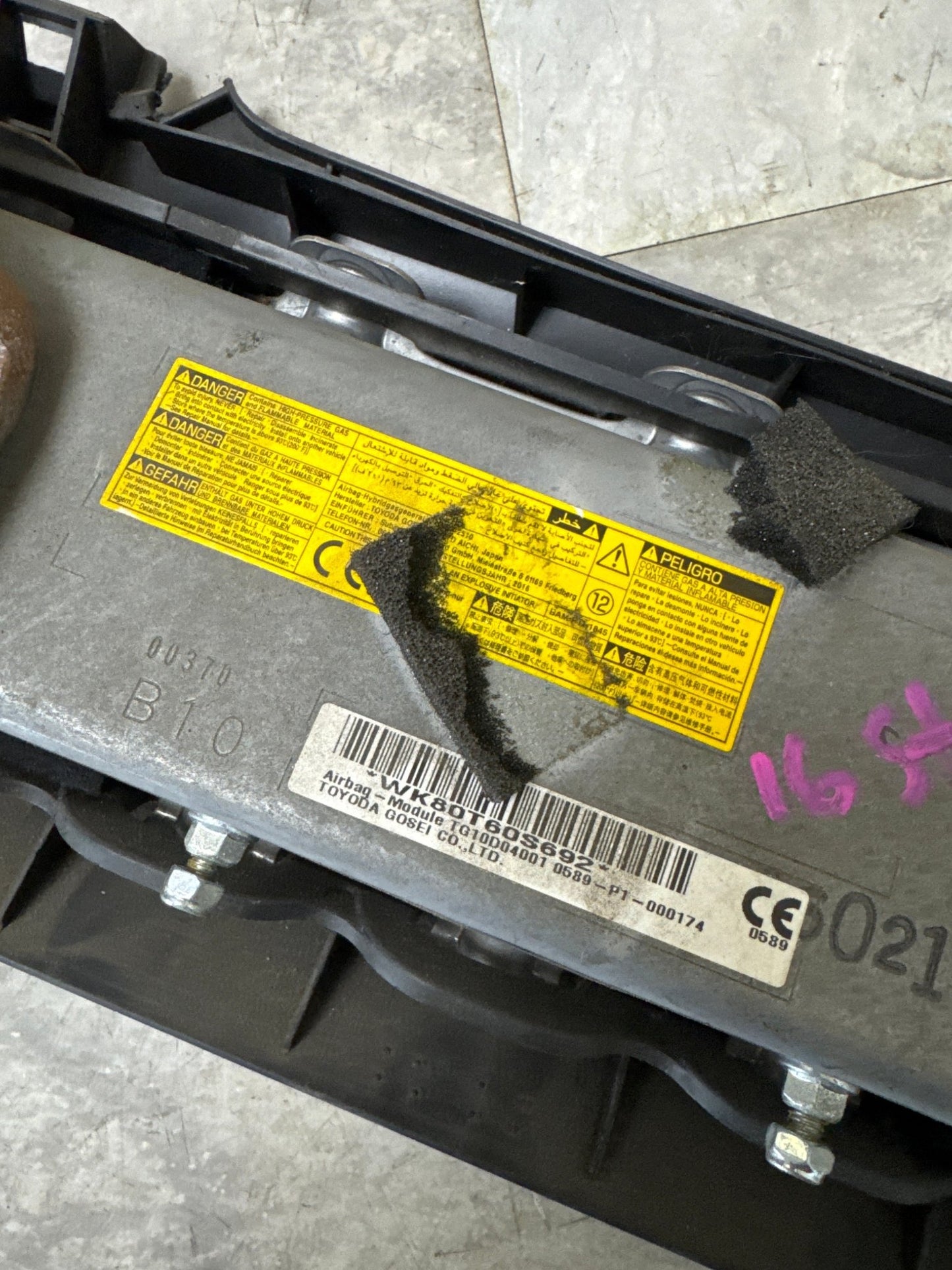 2015-2021 Subaru Impreza WRX STi OEM LH Driver Side Knee Air Bag