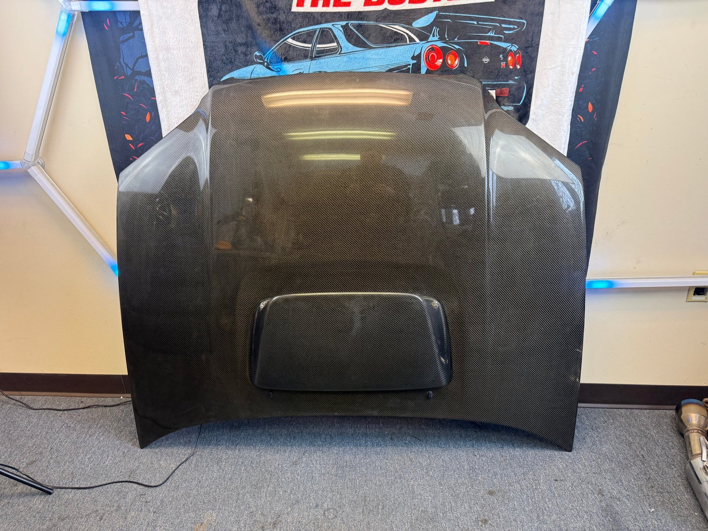 SEIBON CARBON FIBER Subaru STi & wrx Impreza blobeye 2004 2005 GD scoop hood