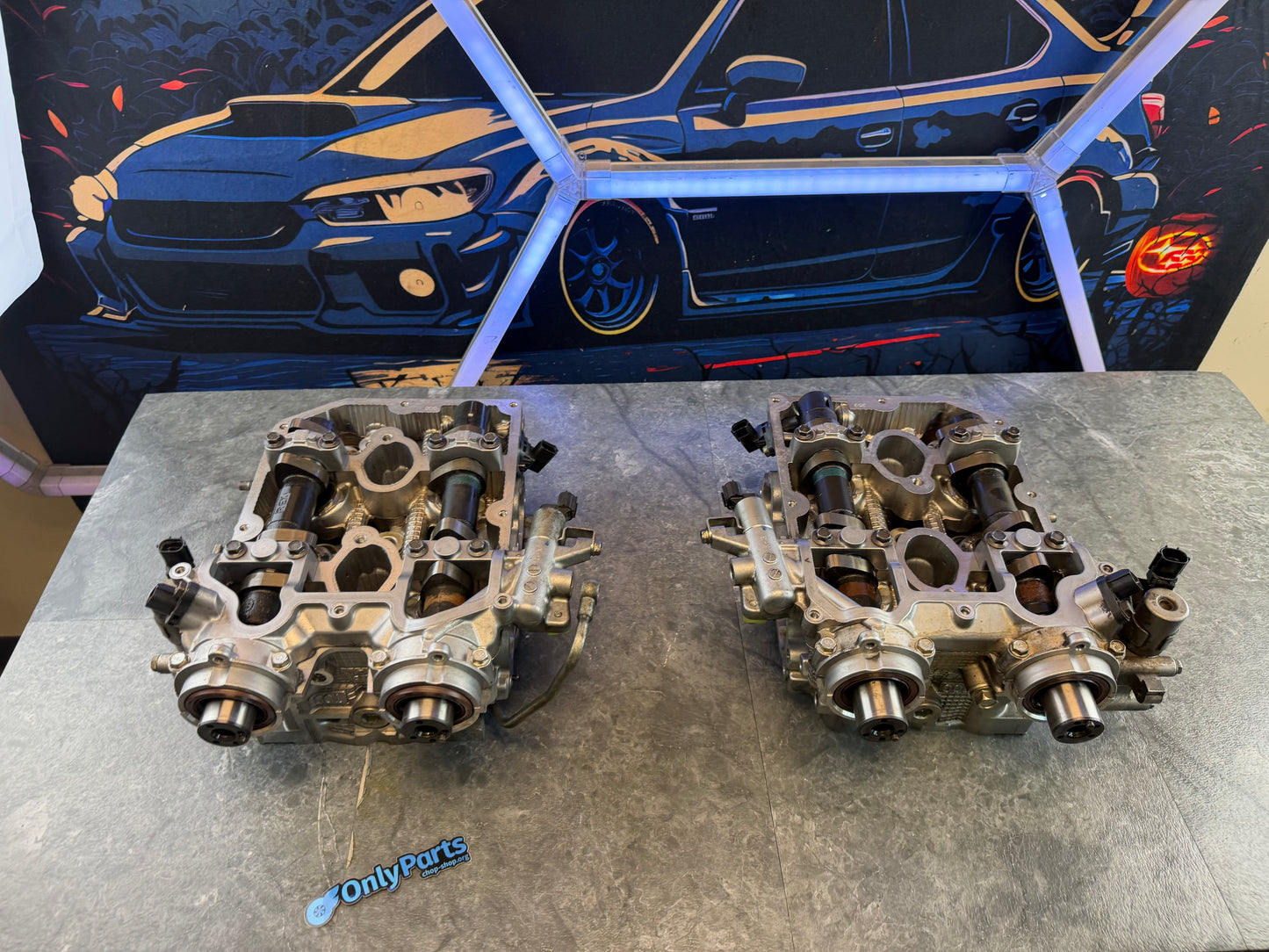 OUTFRONT Motorsports N25 cylinder heads 08-21 Subaru STi DAVCS 1/2” drilled , BC 272 cams, GSC , ported & polished BUILT