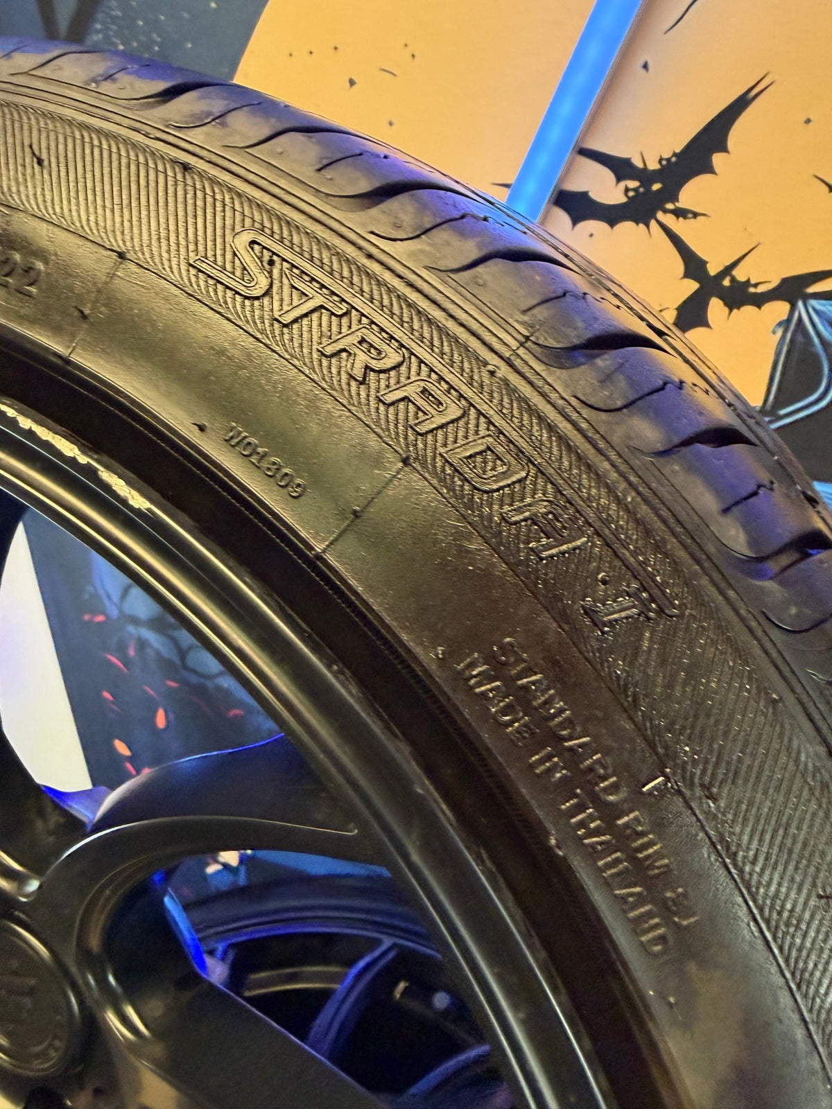 ARTISA “ night deco “ directional forged 5x114 18x8.5 + 53 Subaru STi