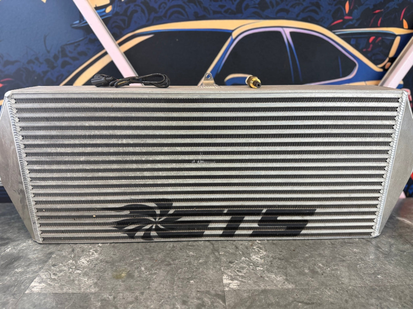 ETS fmic kit front mount intercooler kit 15-21 Subaru STi VA ( rotated ) I wire speed density & tial BOV