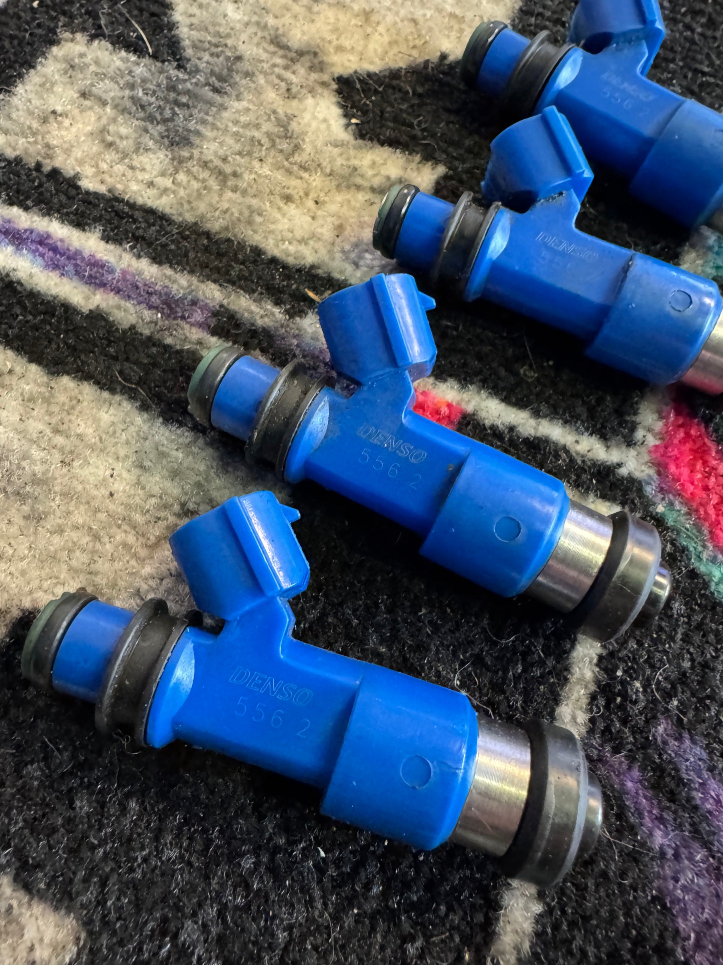 2007-2021 Subaru WRX STi OEM Denso STi Blue Injectors 565cc J3