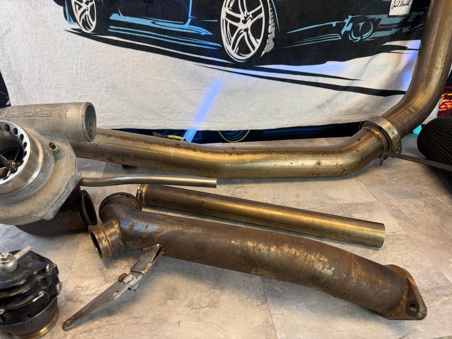 ETS extreme turbo systems rotated turbo kit 08-21 Subaru STi 800 HP tial 44 mm EWG PTE 6266