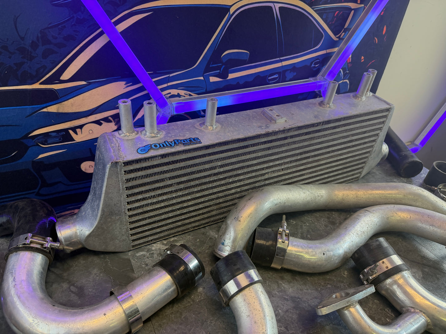 TURBO XS front mount intercooler kit 2002-2007 wrx & 2004-2007 Subaru STi FMIC
