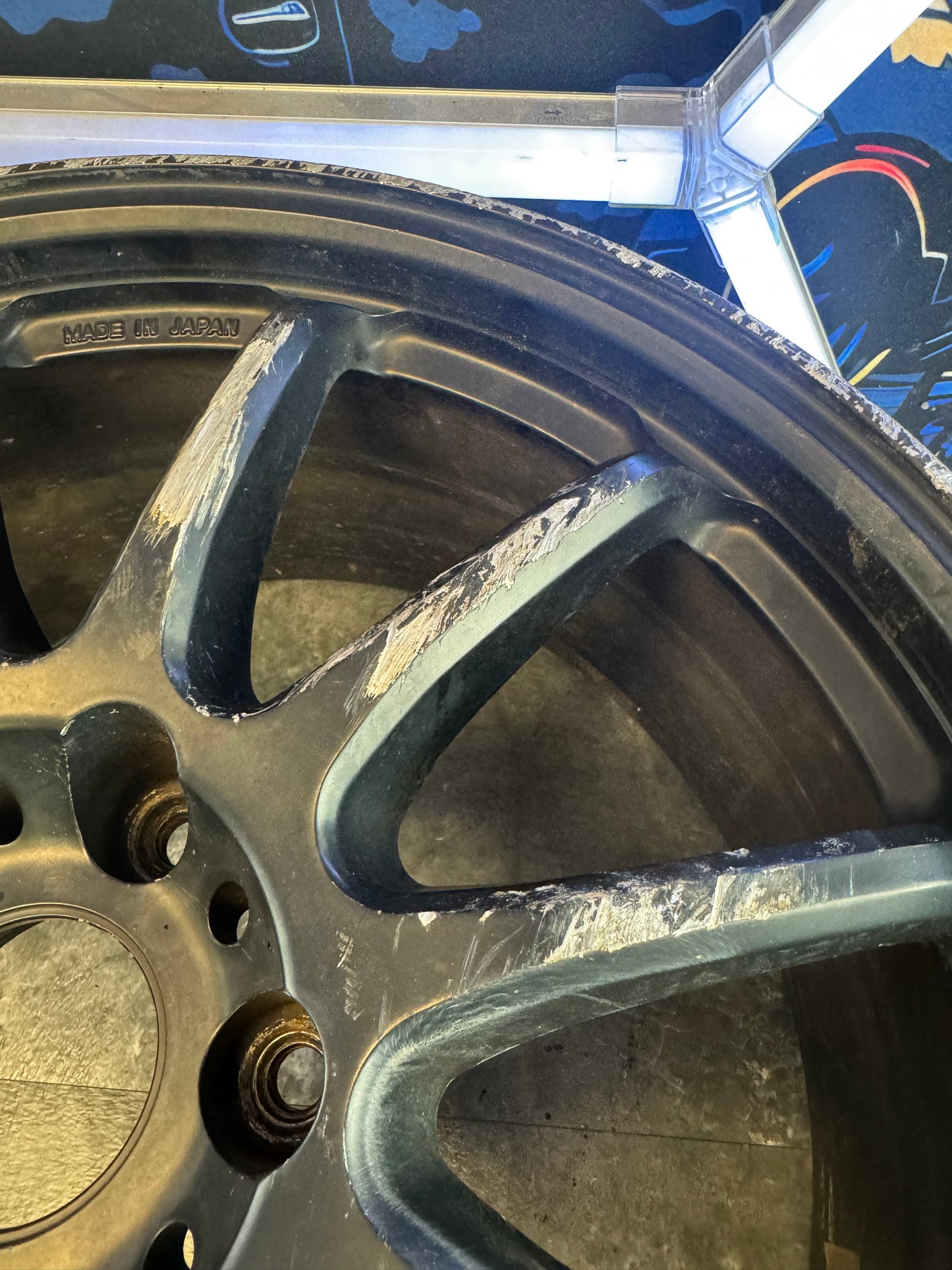 Work Emotion 11r Wheels Set Of 4 Need Refinished 18x8.5 +47 5x114.3