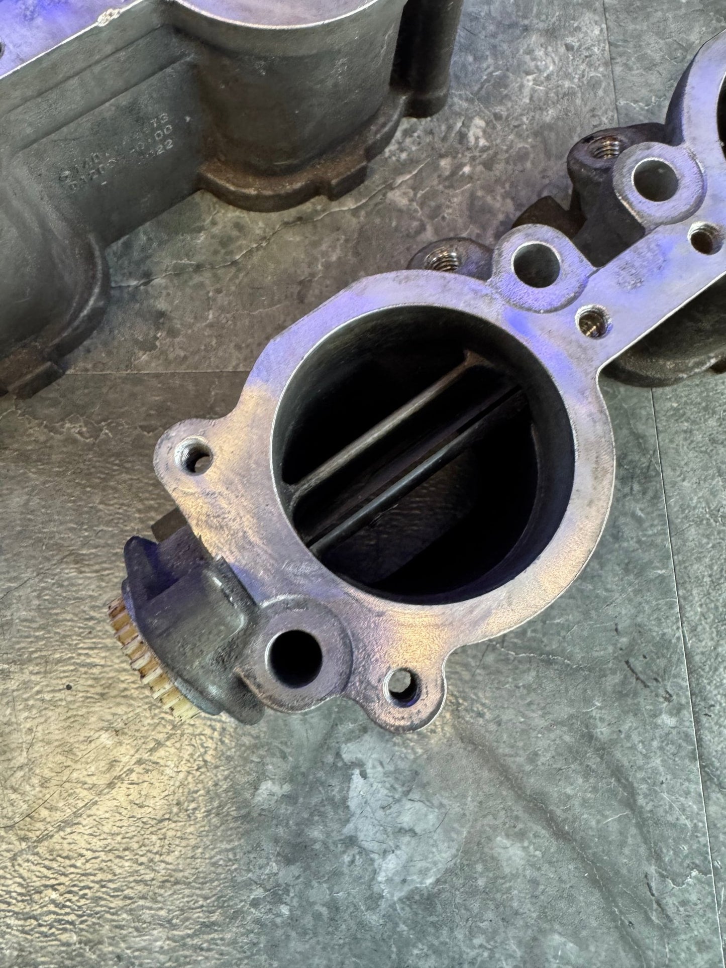 2002-2007 Subaru Impreza WRX STi OEM Engine Intake Manifold TGV Assembly Tumble Generator Valve Deletes Top Feed