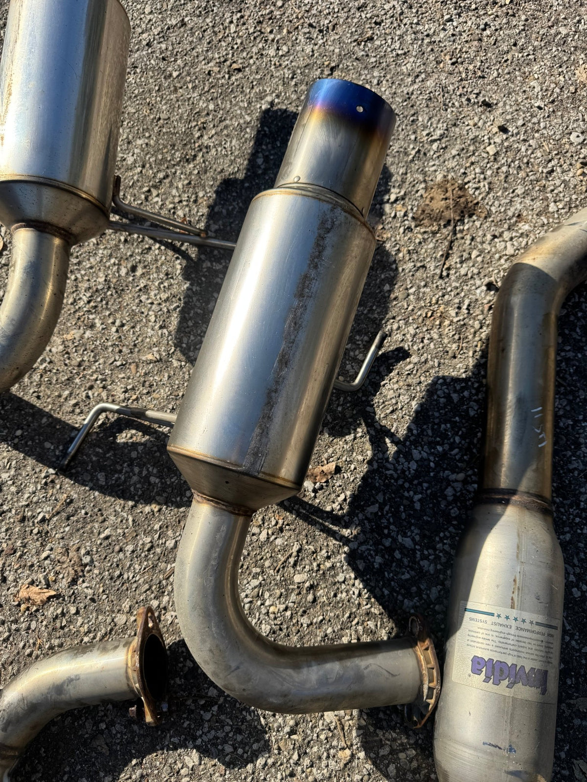 2011-2021 Subaru WRX STi Sedan Invidia Dual N1 Full Titanium Cat-Back Exhaust