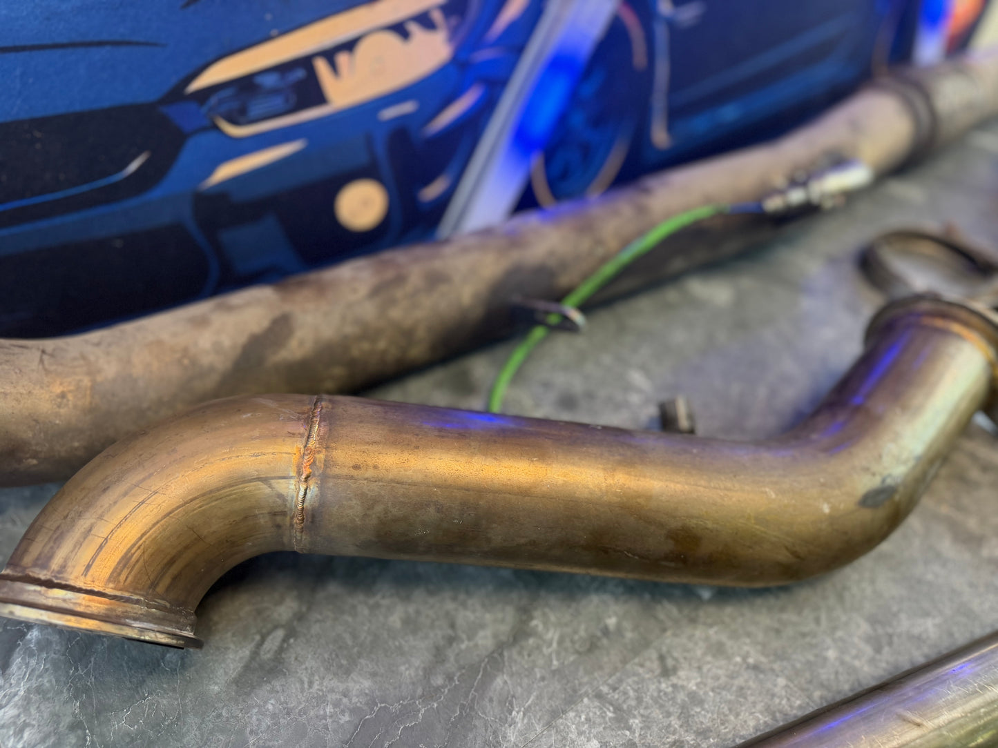 ETS extreme turbo systems rotated turbo kit 08-14 Subaru STi ej247 w/ up pipe , down pipe, ETS cold air intake