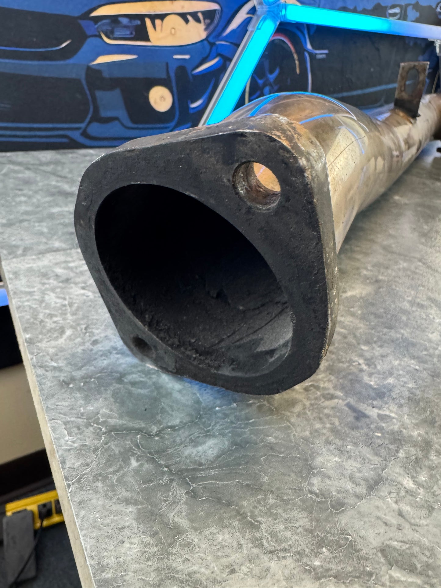 2004-2007 Subaru WRX STi APS Catless Downpipe Dual Bung Rare