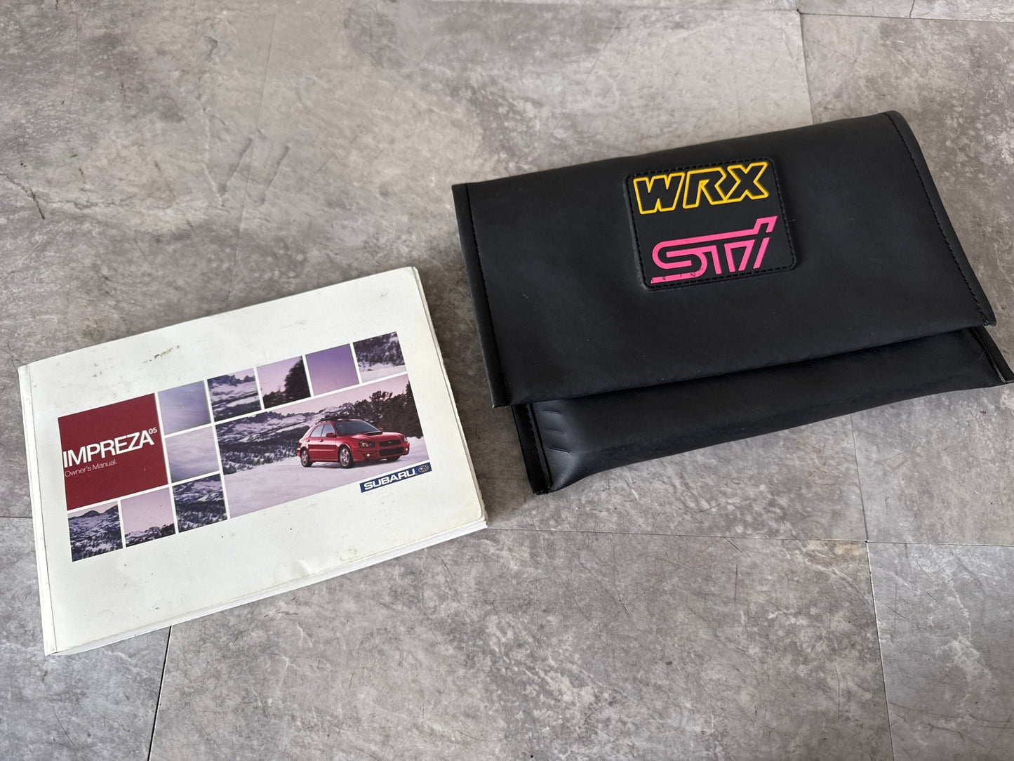 2005 Subaru WRX STI Leather Booklet Owners Manual G2