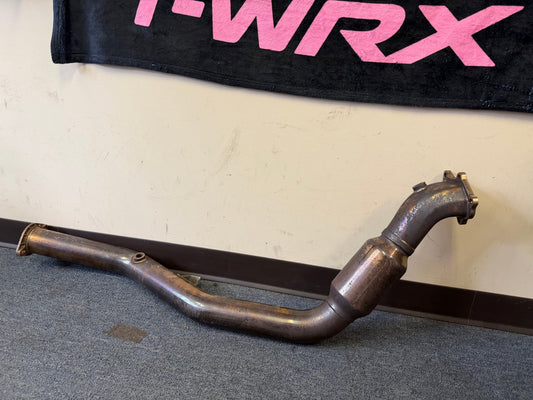 INVIDIA downpipe 3” catted divorced bell mouth 08-21 Subaru STi & 08-14 wrx