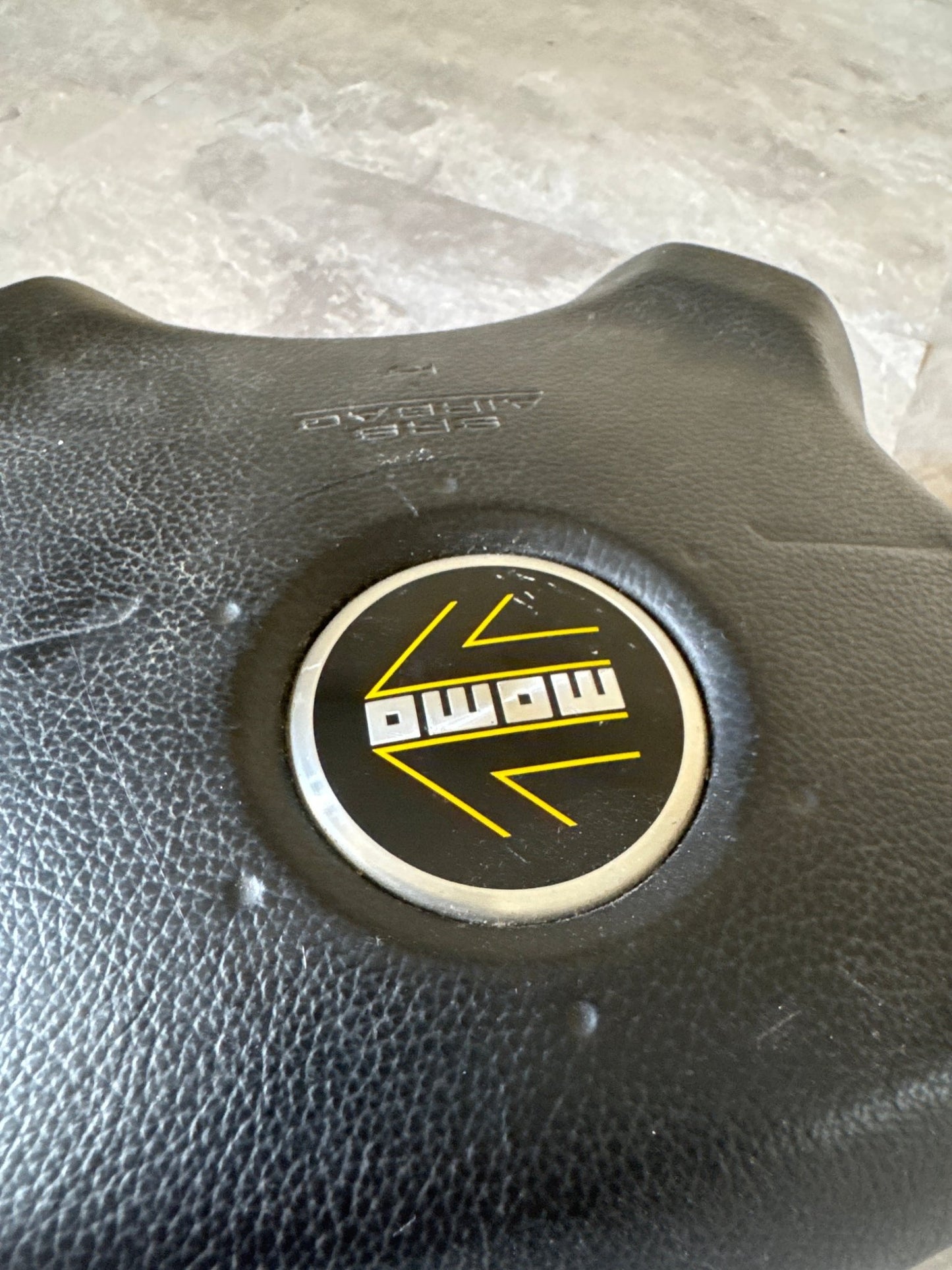 2002 2003 Subaru Impreza & WRX Drivers Airbag Assembly with Yellow Momo Cover 98211FE050ML (Copy)