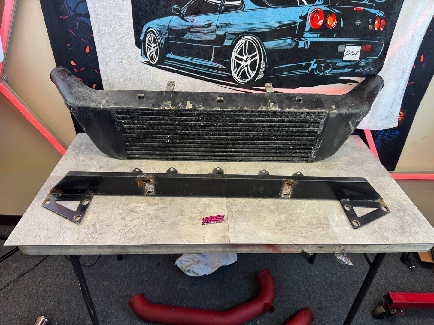 2002-2007 Subaru WRX STi Rare 4.5" APS Front Mount Intercooler Kit For Rotated Turbo P5