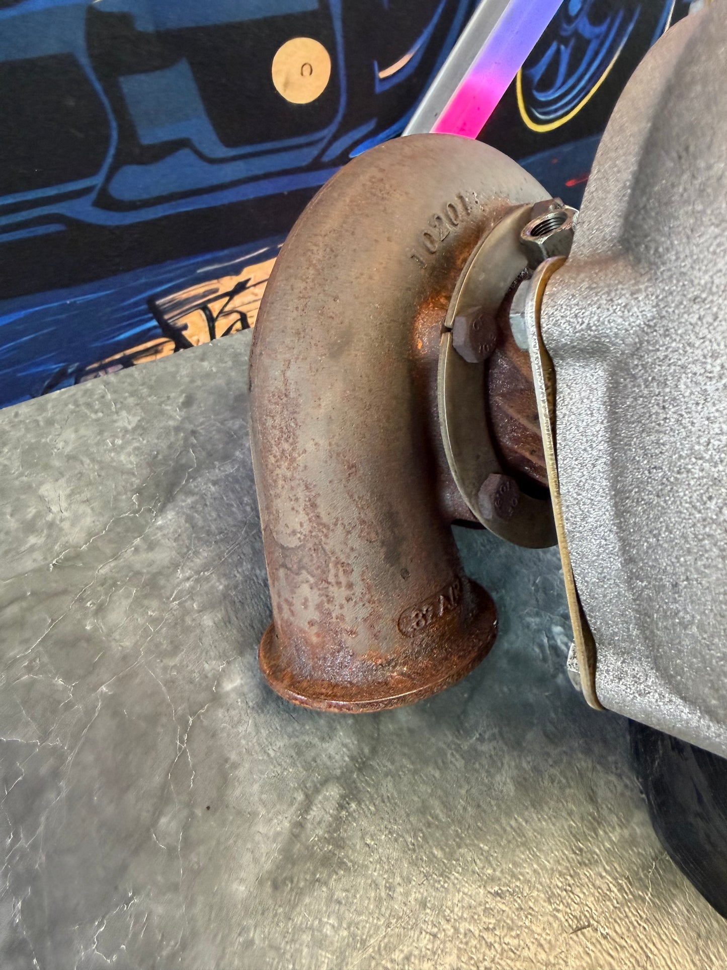 CUSTOM rotated turbo kit ( like ETS ) 08-21 STi 08-14 WRX w: PTE 6466 gen 900 HP & custom pie cut TITANIUM intake SUBARU