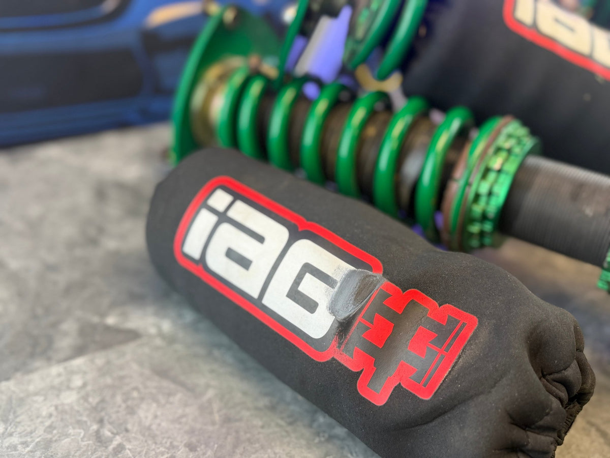 TEIN coilovers 2008 - 2014 Subaru wrx 5x100 adjustable w: iag bags FLEX Z