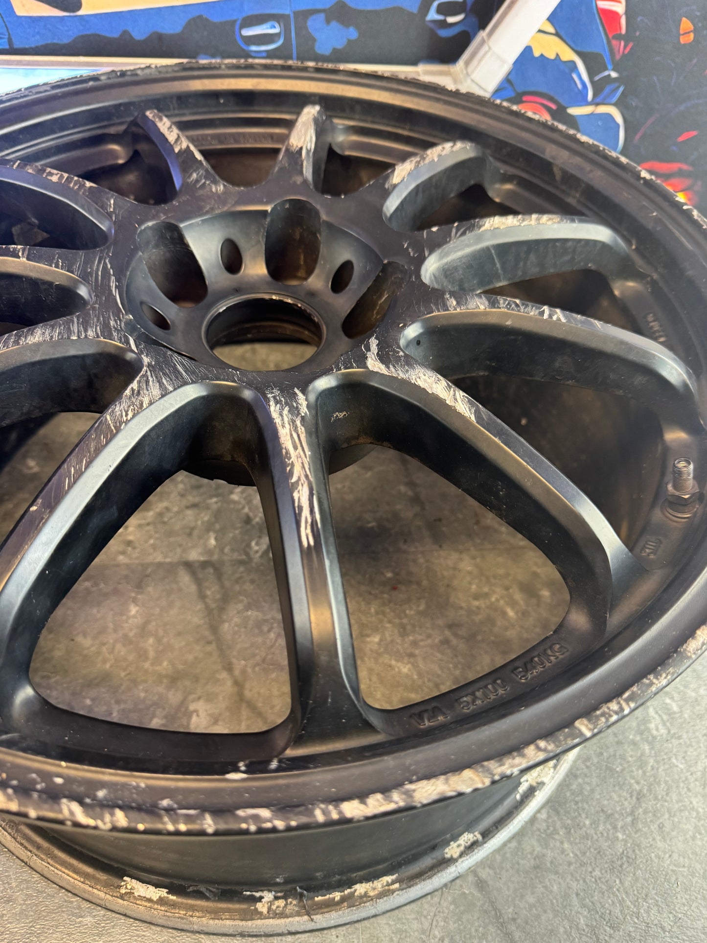 Work Emotion 11r Wheels Set Of 4 Need Refinished 18x8.5 +47 5x114.3