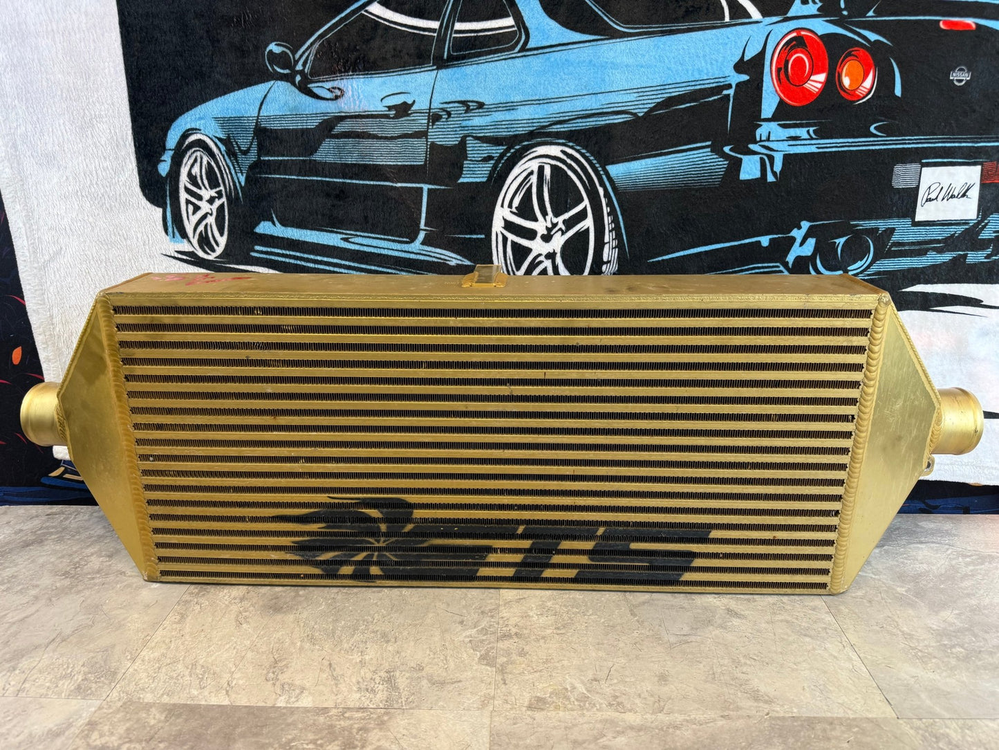 ETS extreme turbo systems FMIC kit front mount intercooler kit 08-14 Subaru STi rotated kit