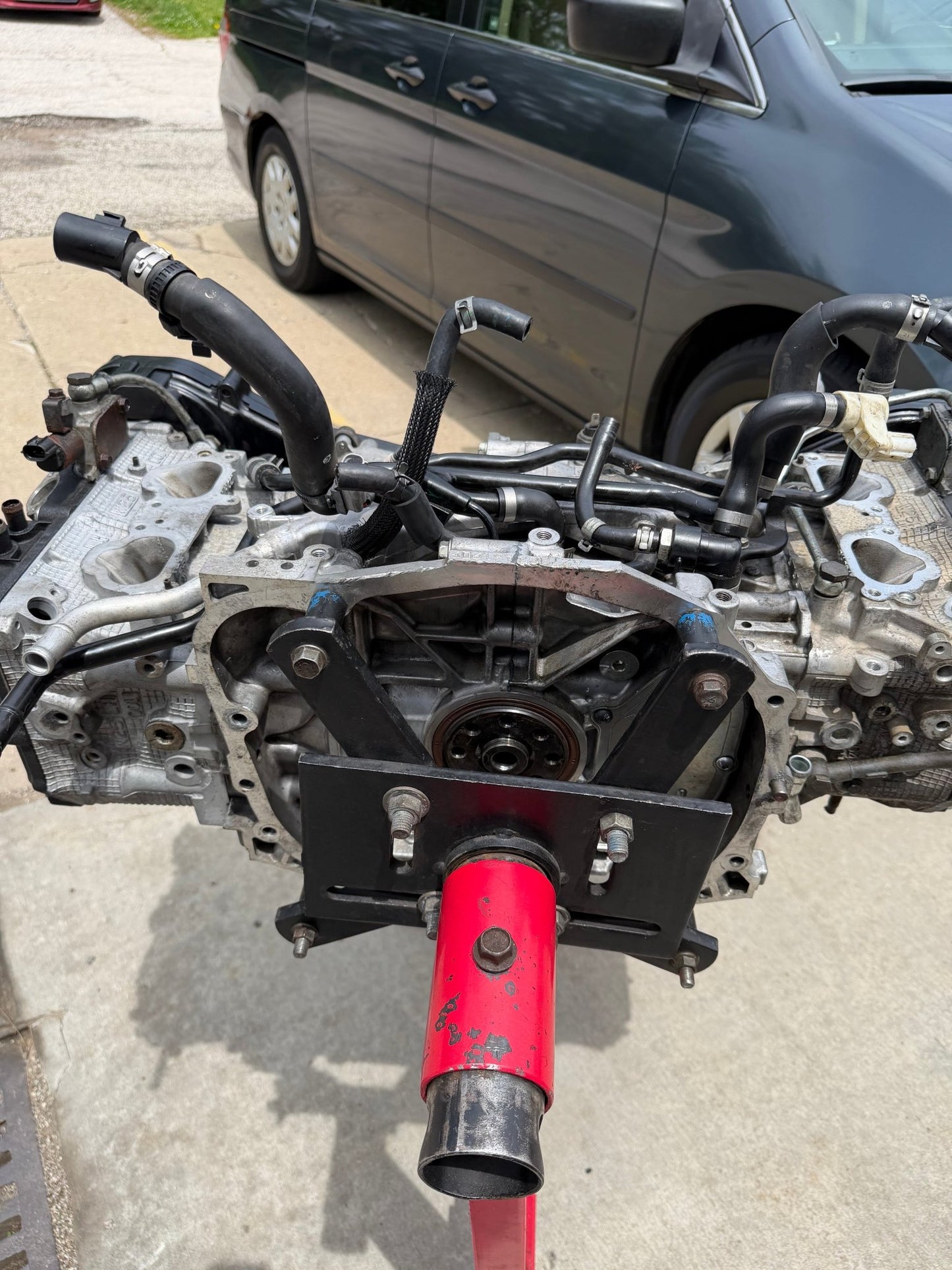 W25 Subaru STi EJ257 boxer engine long block DAVCS 2008-2021 w/ new oem head gaskets & new oem timing belt ARP 11 MM head studs
